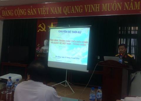 CHI BỘ CỤC THADS TP ĐÀ NẴNG TỔ CHỨC THÔNG TIN THỜI SỰ CHO CÁN BỘ , ĐẢNG VIÊN