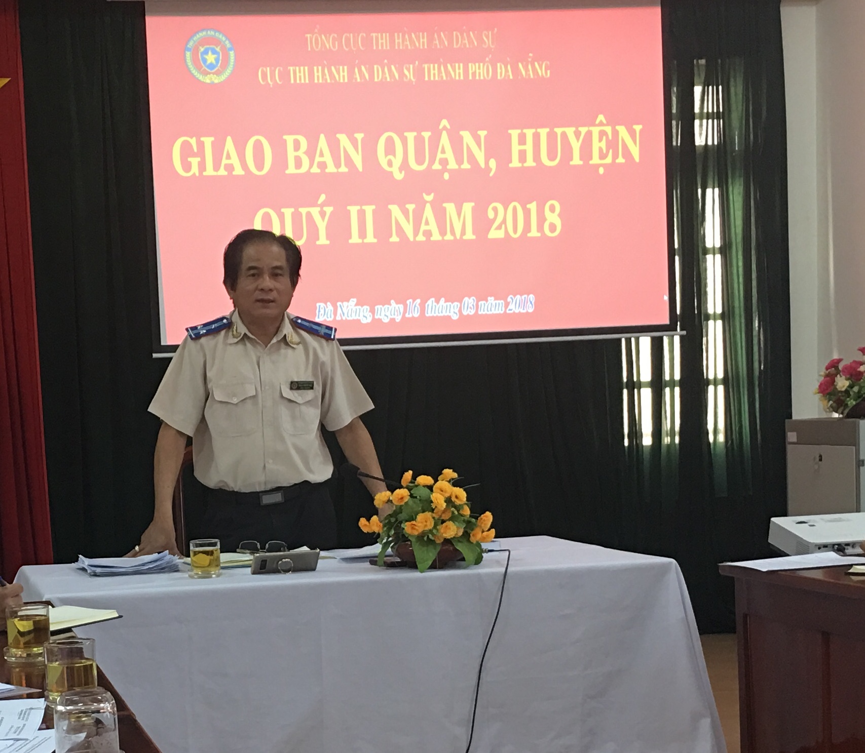Đà Nẵng giao ban công tác thi hành án dân sự quý II năm 2018