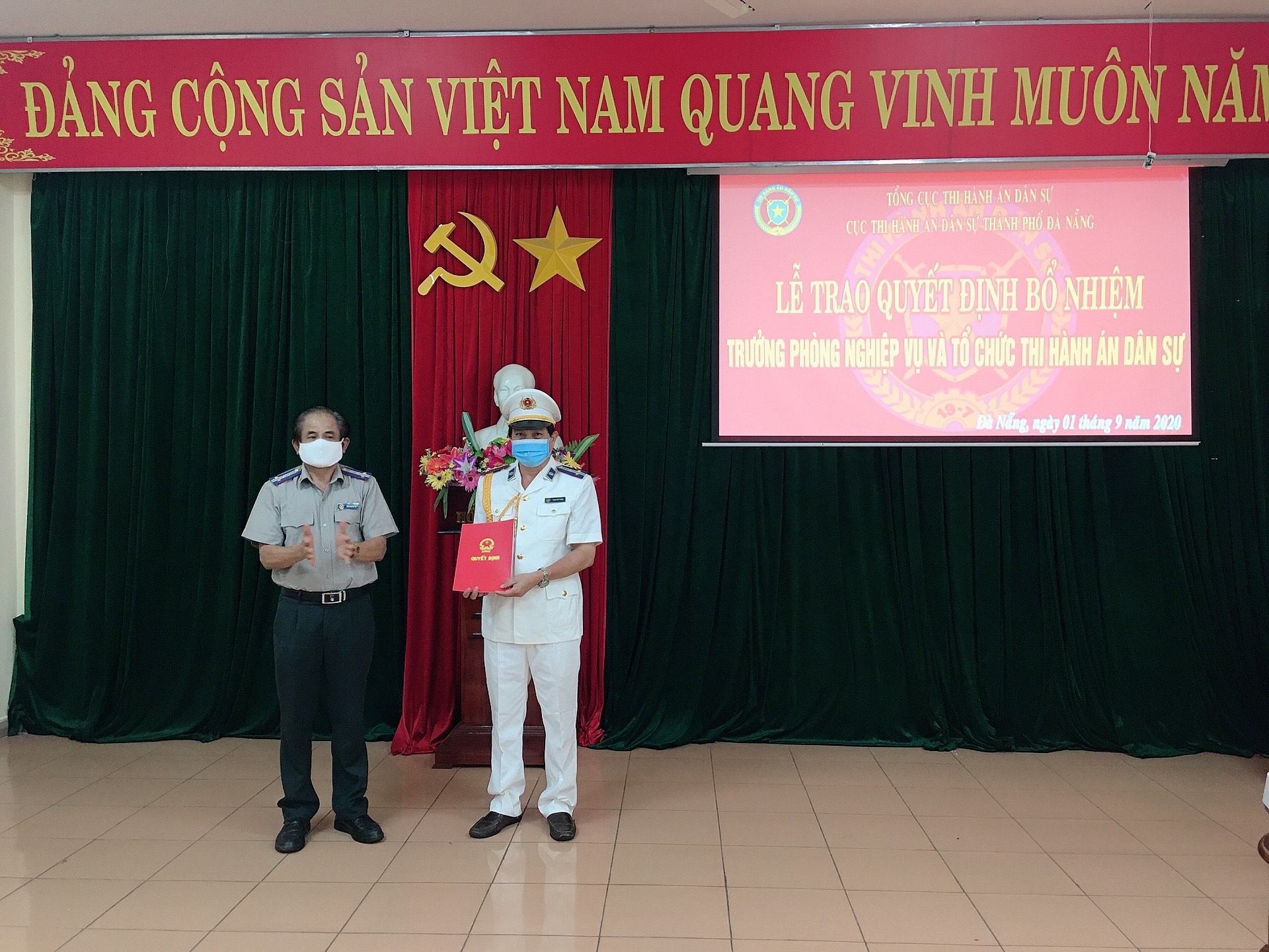 Đà Nẵng công bố Quyết định bổ nhiệm Trưởng phòng nghiệp vụ và tổ chức thi hành án