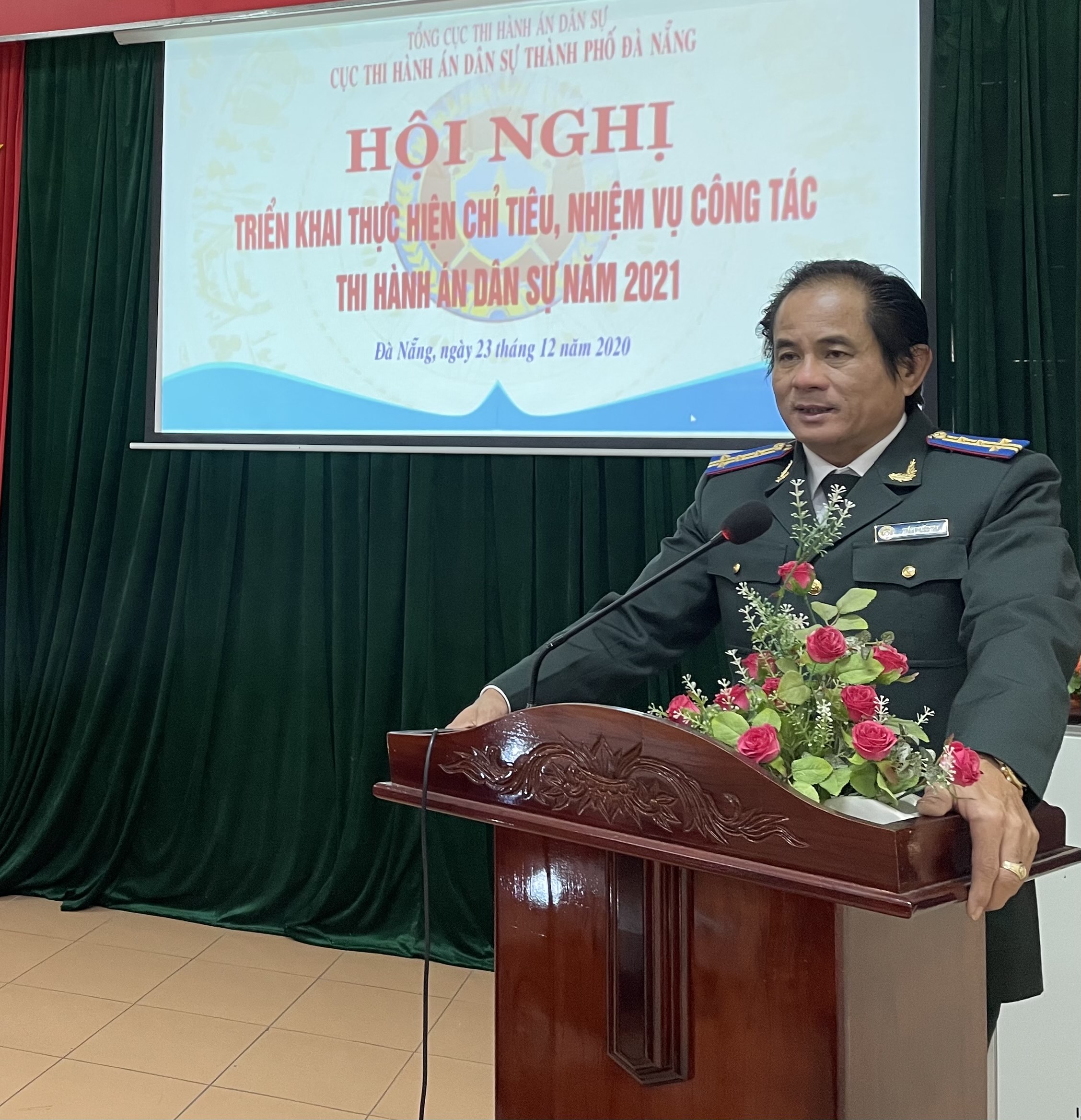 CỤC THI HÀNH ÁN DÂN SỰ ĐÀ NẴNG TỔ CHỨC HỘI NGHỊ  TRIỂN KHAI THỰC HIỆN CHỈ TIÊU, NHIỆM VỤ NĂM 2021