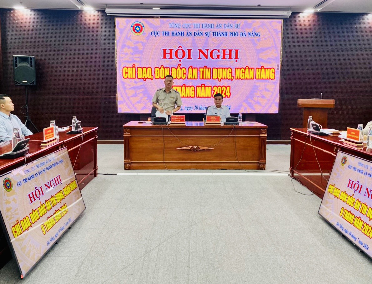 Cục Thi hành án dân sự thành phố Đà Nẵng tổ chức lễ công bố Quyết định bổ nhiệm Phó Cục trưởng