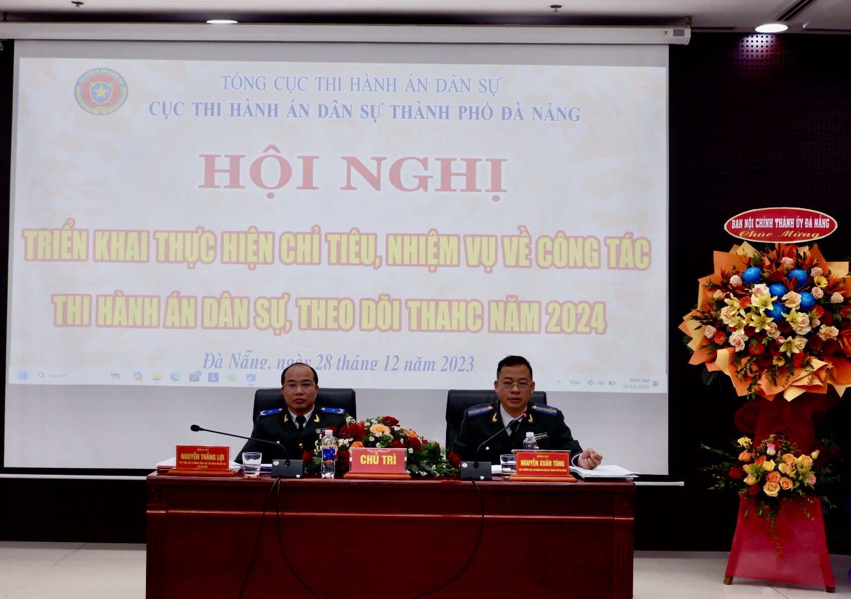 Cục Thi hành án dân sự TP Đà Nẵng triển khai công tác thi hành án dân sự, theo dõi thi hành án hành chính năm 2024