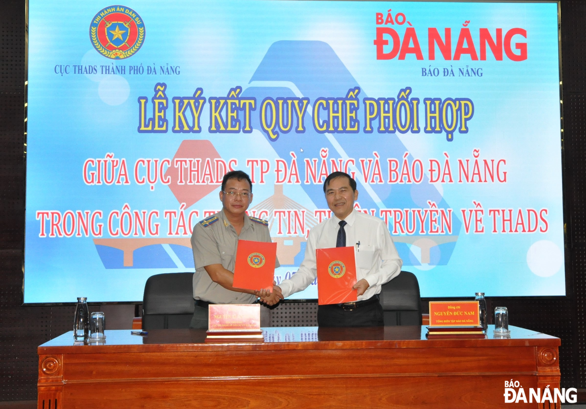 Báo Đà Nẵng và Cục thi hành án dân sự thành phố phối hợp trong công tác thông tin, tuyên truyền về thi hành án dân sự