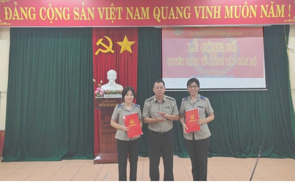Cục Thi hành án dân sự thành phố Đà Nẵng công bố Quyết định điều động, bổ nhiệm công chức giữ chức vụ lãnh đạo, quản lý