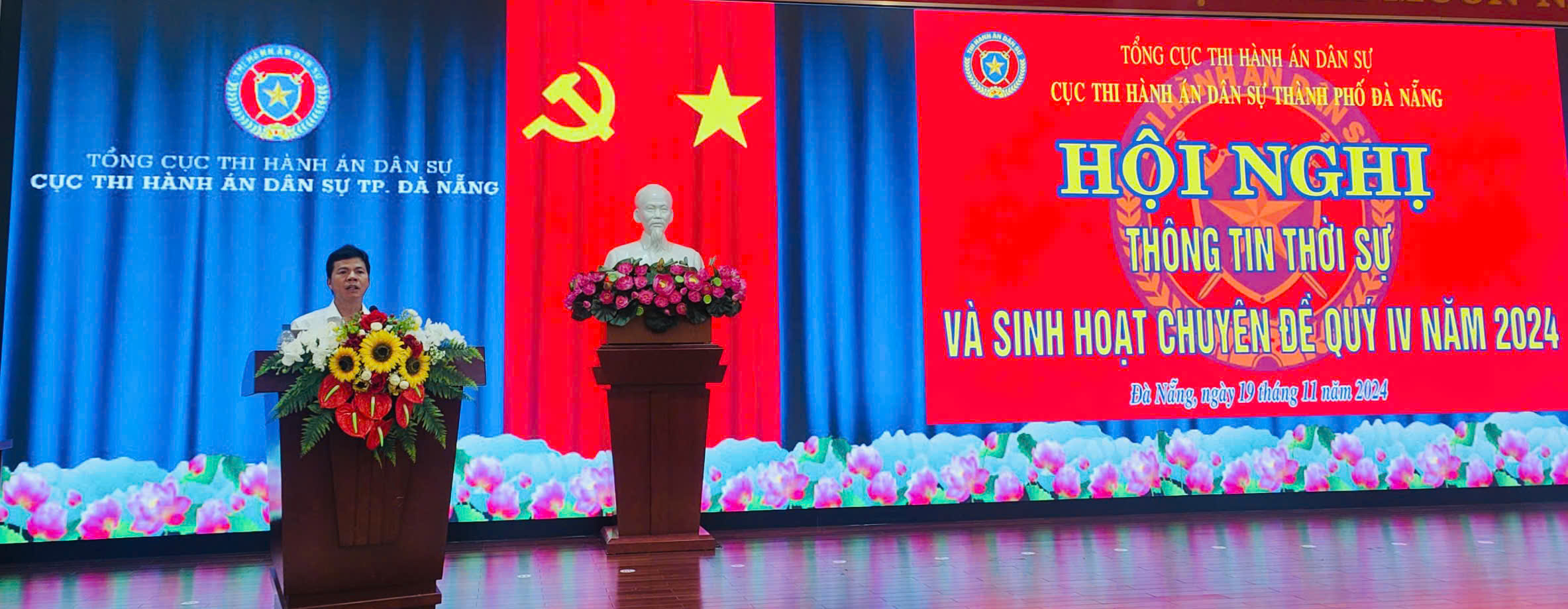 Cục Thi hành án dân sự tổ chức Hội nghị thông tin thời sự và sinh hoạt chuyên đề quý IV năm 2024