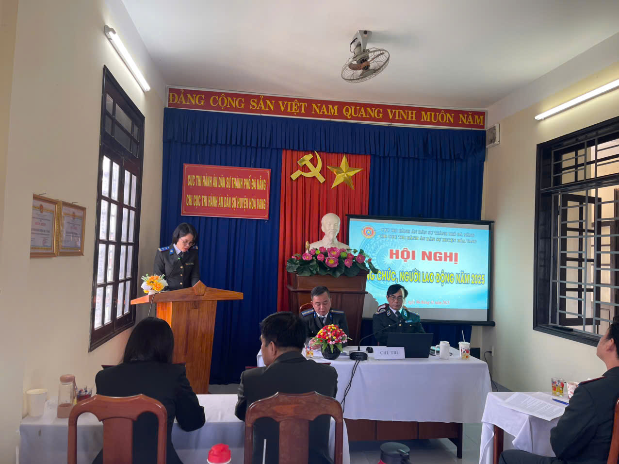 Chi cục THADS huyện Hoà Vang tổ chức Hội nghị công chức, người lao động năm 2025