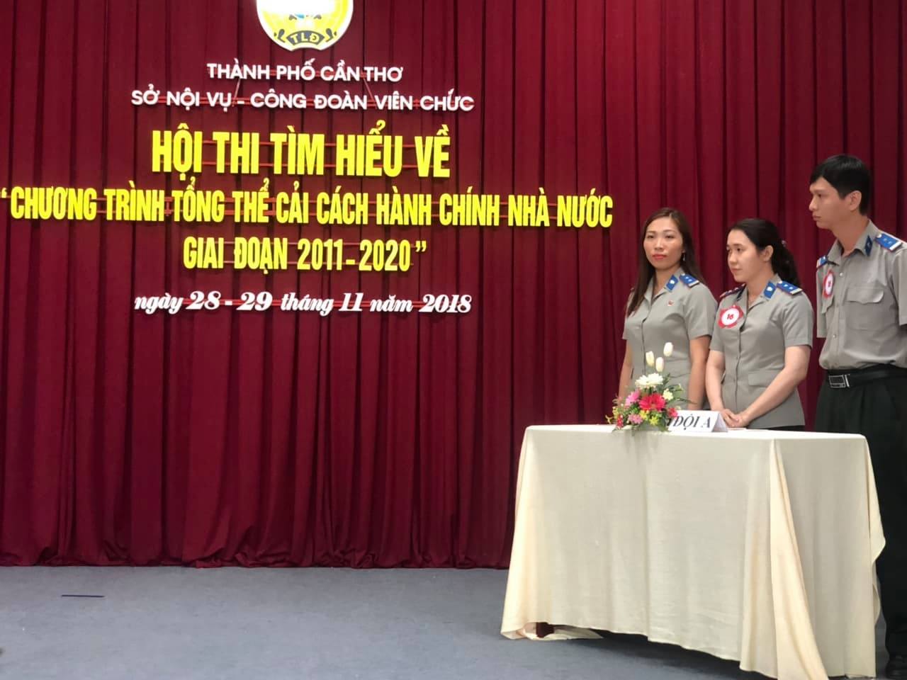 CÔNG ĐOÀN CƠ SỞ CỤC THI HÀNH ÁN DÂN SỰ THÀNH PHỐ CẦN THƠ ĐẠT GIẢI KHUYẾN KHÍCH HỘI THI TÌM HIỂU VỀ “CHƯƠNG TRÌNH CẢI CÁCH HÀNH CHÍNH NHÀ NƯỚC GIAI ĐOẠN 2011-2020”