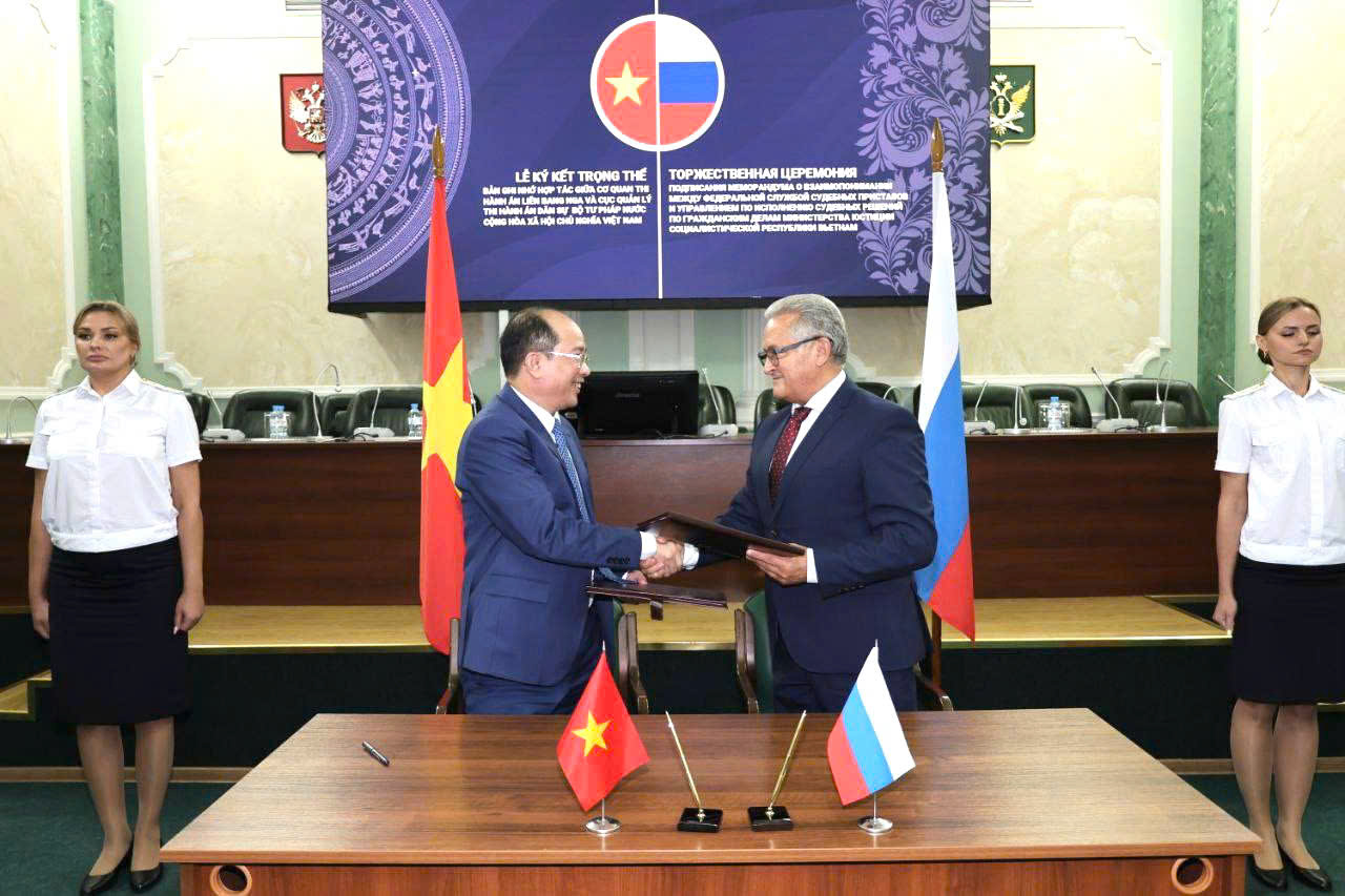 Thỏa thuận quốc tế đầu tiên về thi hành án dân sự: Dấu ấn hợp tác Việt Nam – Liên bang Nga