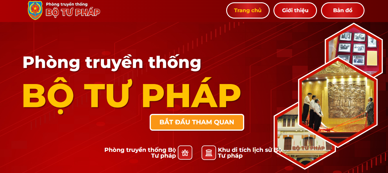 Trải nghiệm Phòng Truyền thống số Bộ Tư pháp - Công trình chào mừng kỷ niệm 80 năm Ngày truyền thống ngành Tư pháp Việt Nam