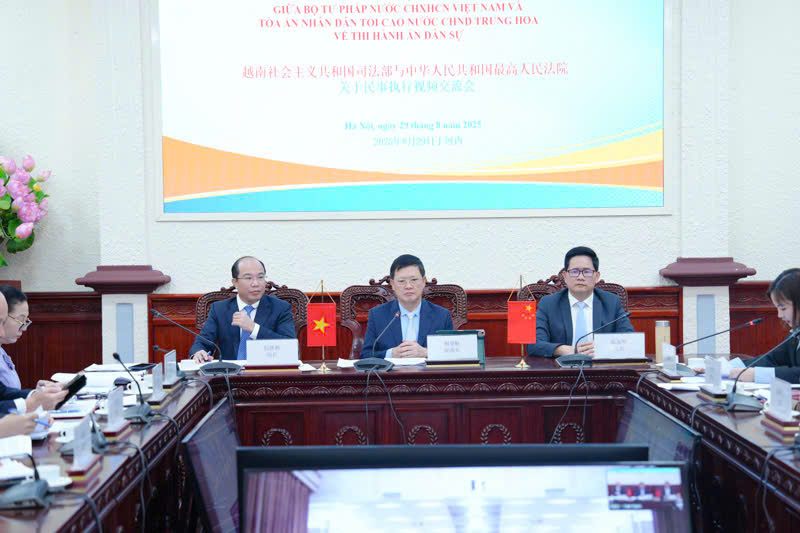 Việt Nam – Trung Quốc tăng cường hợp tác, chia sẻ kinh nghiệm thi hành án dân sự