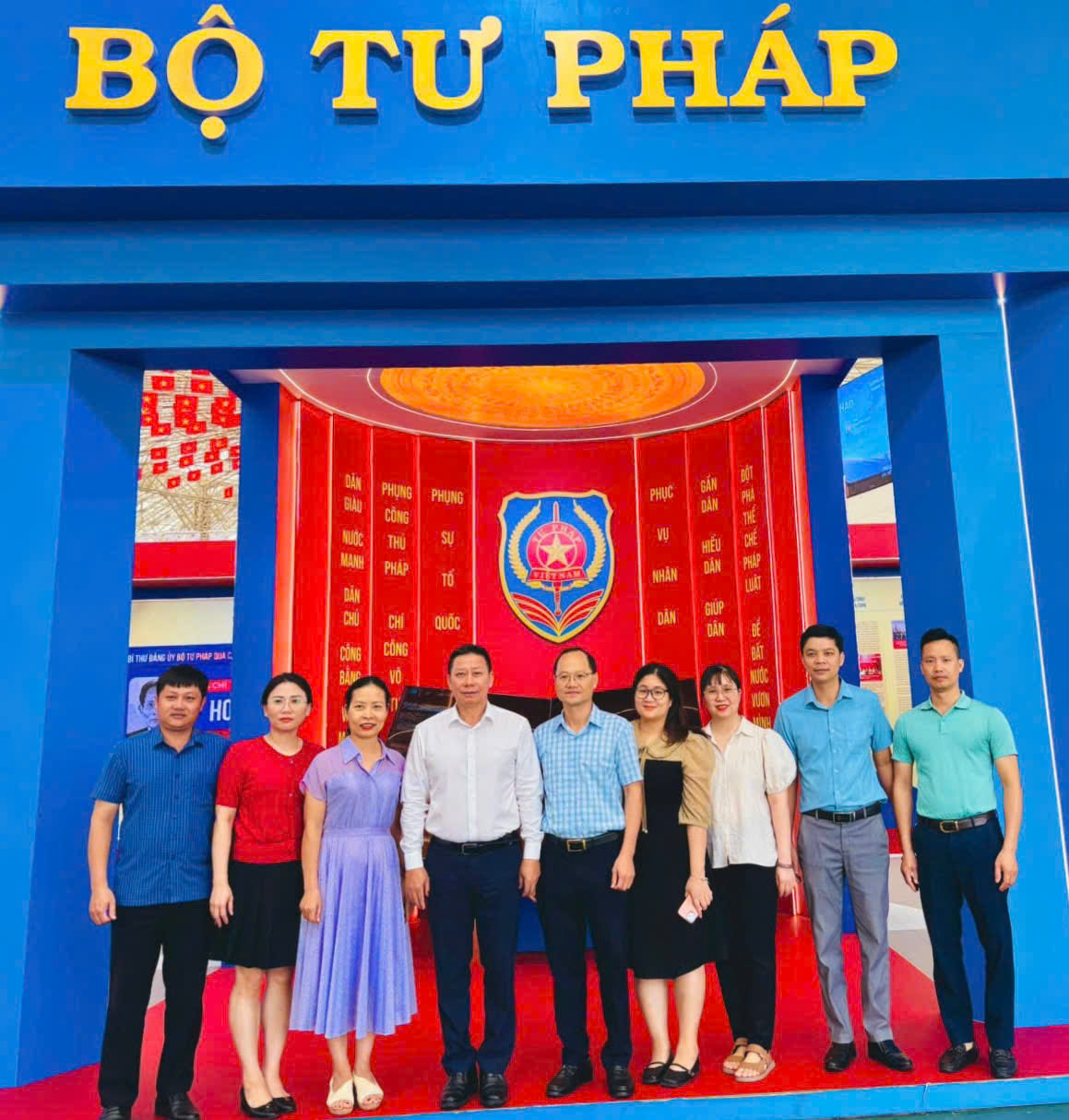 Dấu ấn 80 năm ngành Tư pháp tại Triển lãm thành tựu đất nước: Vững bước dưới ánh sáng pháp quyền