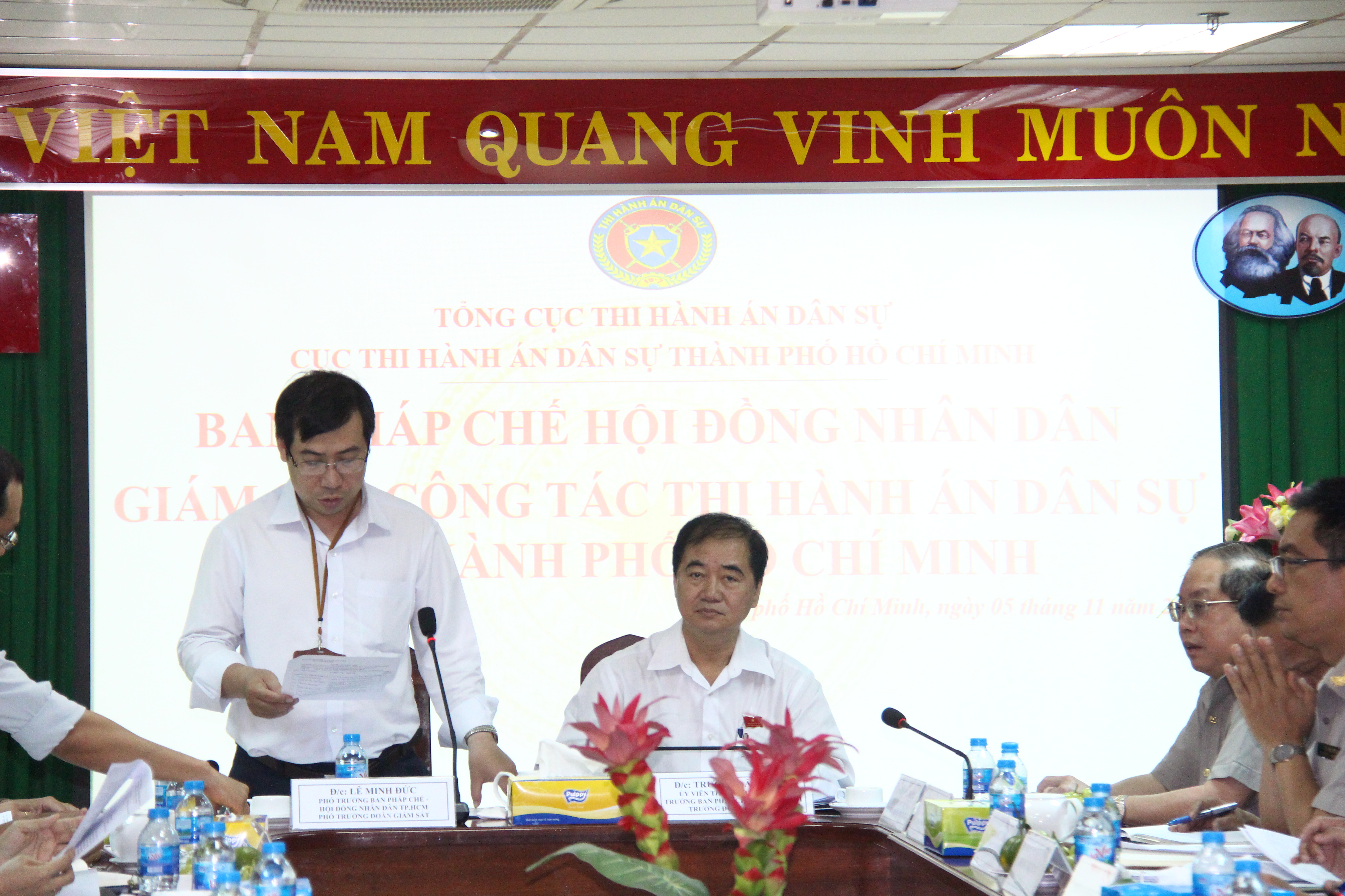 ĐẢNG ỦY CỤC THADS TP HỒ CHÍ MINH  CHÚ TRỌNG CÔNG TÁC TỔ CHỨC THI HÀNH ÁN VÀ GIẢI QUYẾT KHIẾU NẠI TỐ CÁO