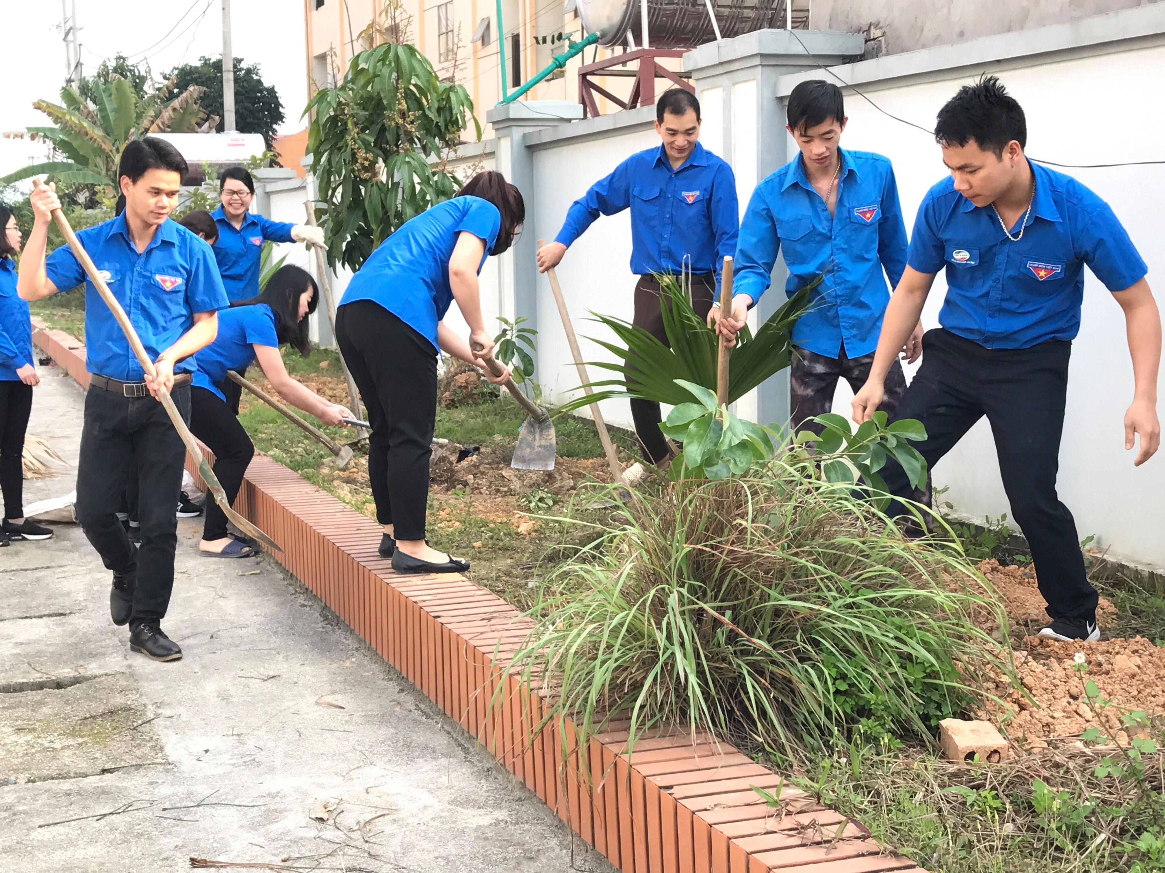 Chi đoàn thanh niên Cục Thi hành án dân sự tỉnh Cao Bằng hưởng ứng "Ngày Chủ nhật xanh"
