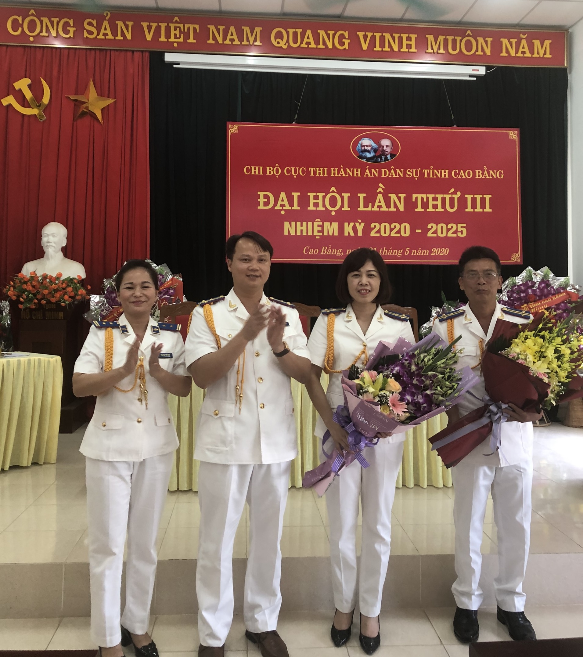 Đại hội Chi bộ Cục Thi hành án dân sự tỉnh Cao Bằng (lần Thứ III) nhiệm kỳ 2020-2025