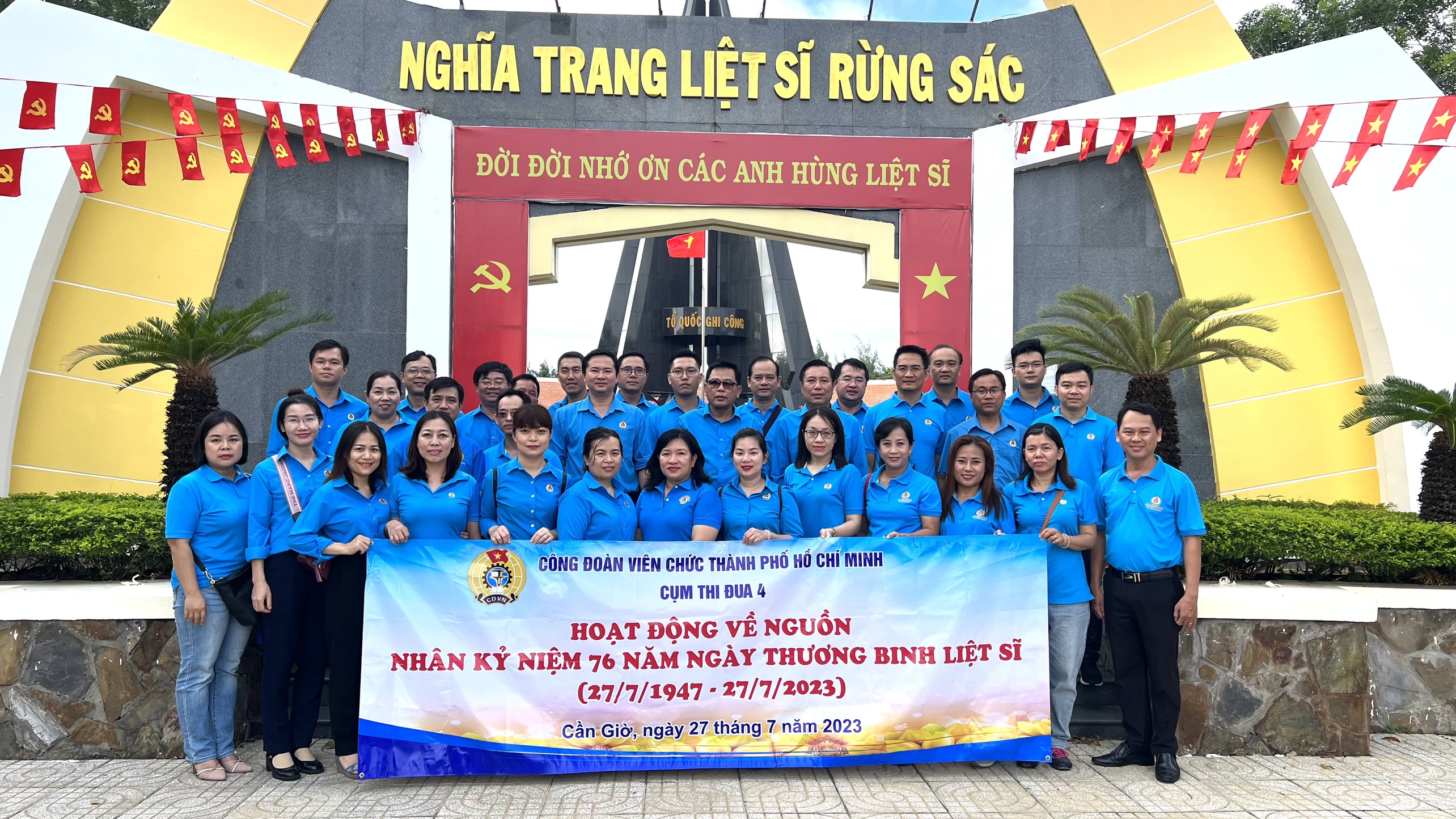 Công đoàn cơ sở Cục THADS TPHCM Tích cực tham gia cá hạt động công đoàn  Cụm thi đua 4