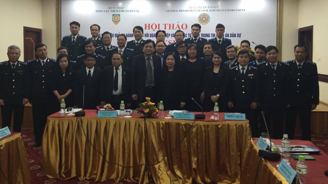 Hội thảo nâng cao hiệu quả thi hành án  đối với doanh nghiệp và ủy thác tư pháp trong thi hành án dân sự