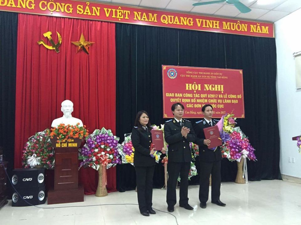 Lễ công bố và trao Quyết định bổ nhiệm chức vụ lãnh đạo  các đơn vị thuộc Cục