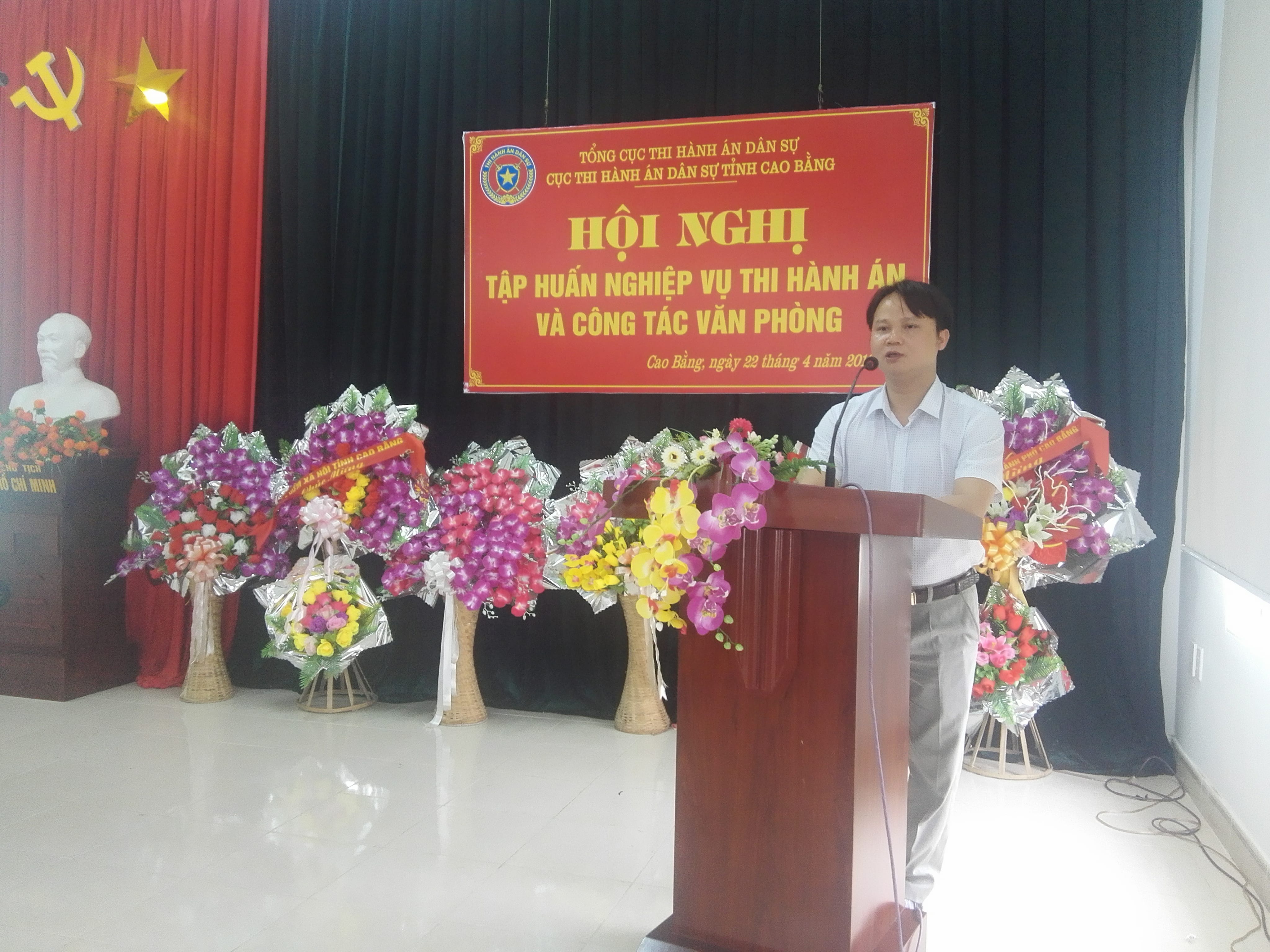 Hội nghị tập huấn Nghiệp vụ thi hành án và công tác Văn phòng