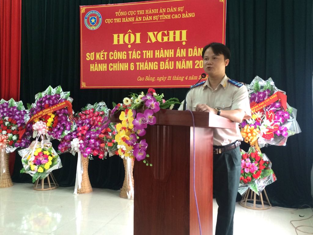 Cục Thi hành án dân sự tổ chức Hội nghị sơ kết 6 tháng đầu năm 2018