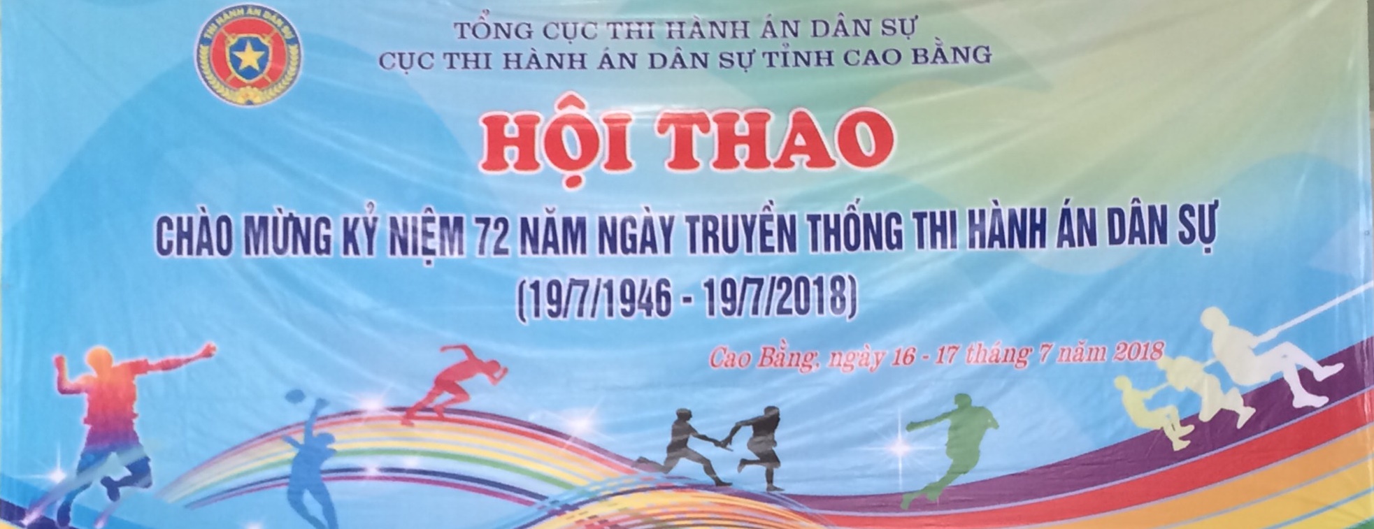 Cục Thi hành án dân sự tỉnh Cao Bằng Tổ chức Hội thao Kỷ niệm 72 năm Ngày Truyền thống Ngành Thi hành án dân sự (19/7/1946-19/7/2018)