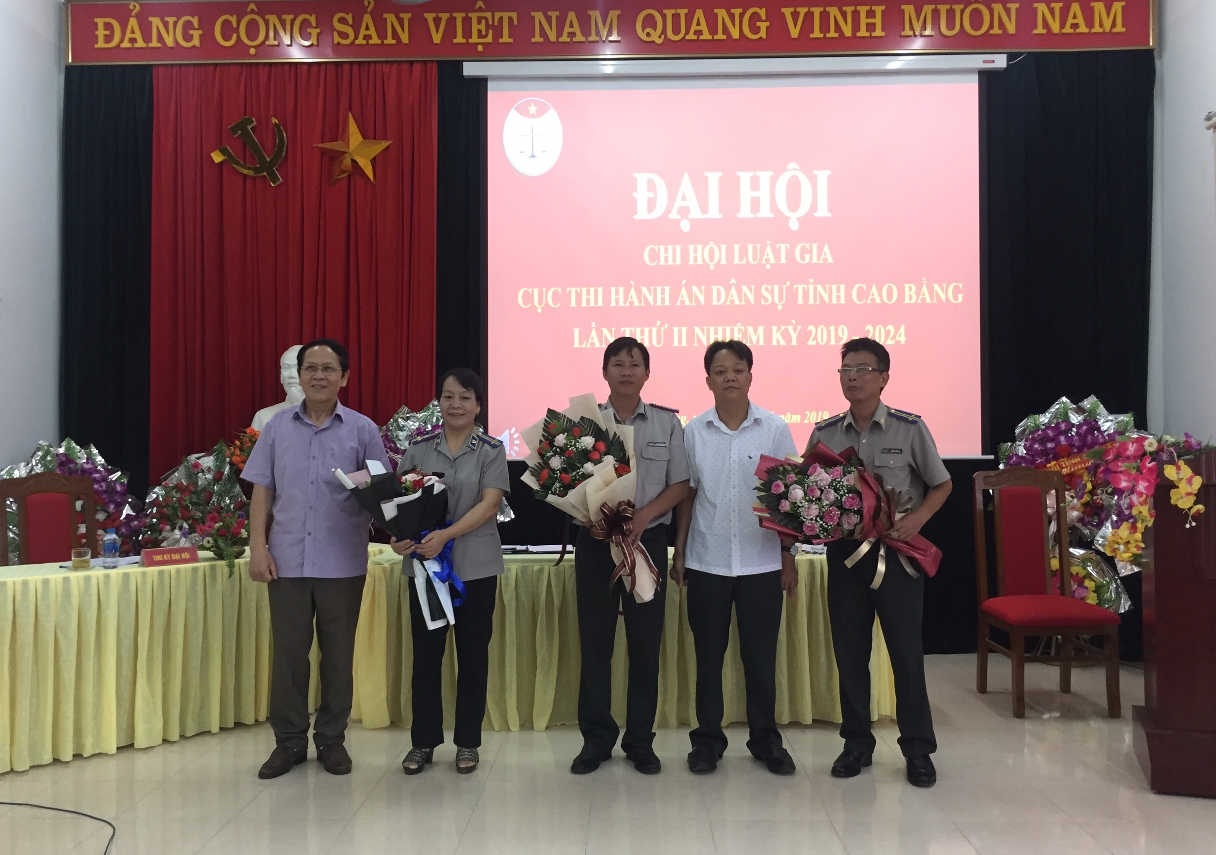 Đại hội Chi hội Luật gia Cục Thi hành án dân sự tỉnh Cao Bằng nhiệm kỳ 2019-2024