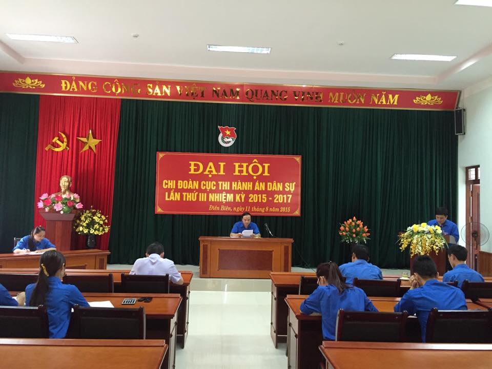 ĐẠI HỘI CHI ĐOÀN CỤC THI HÀNH ÁN DÂN SỰ TỈNH ĐIỆN BIÊN