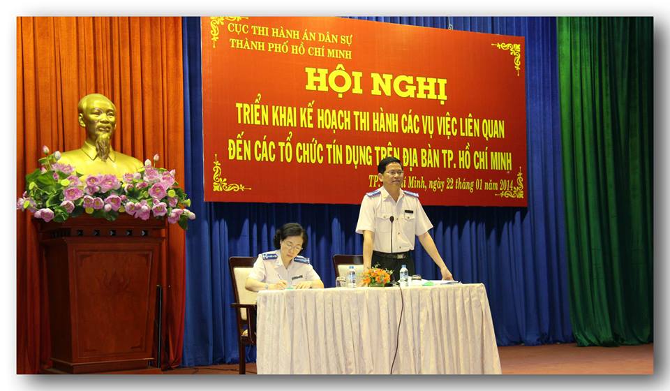 Hội nghị triển khai kế hoạch thi hành các vụ việc thi hành án liên quan đến các ngân hàng thương mại và tổ chức tín dụng