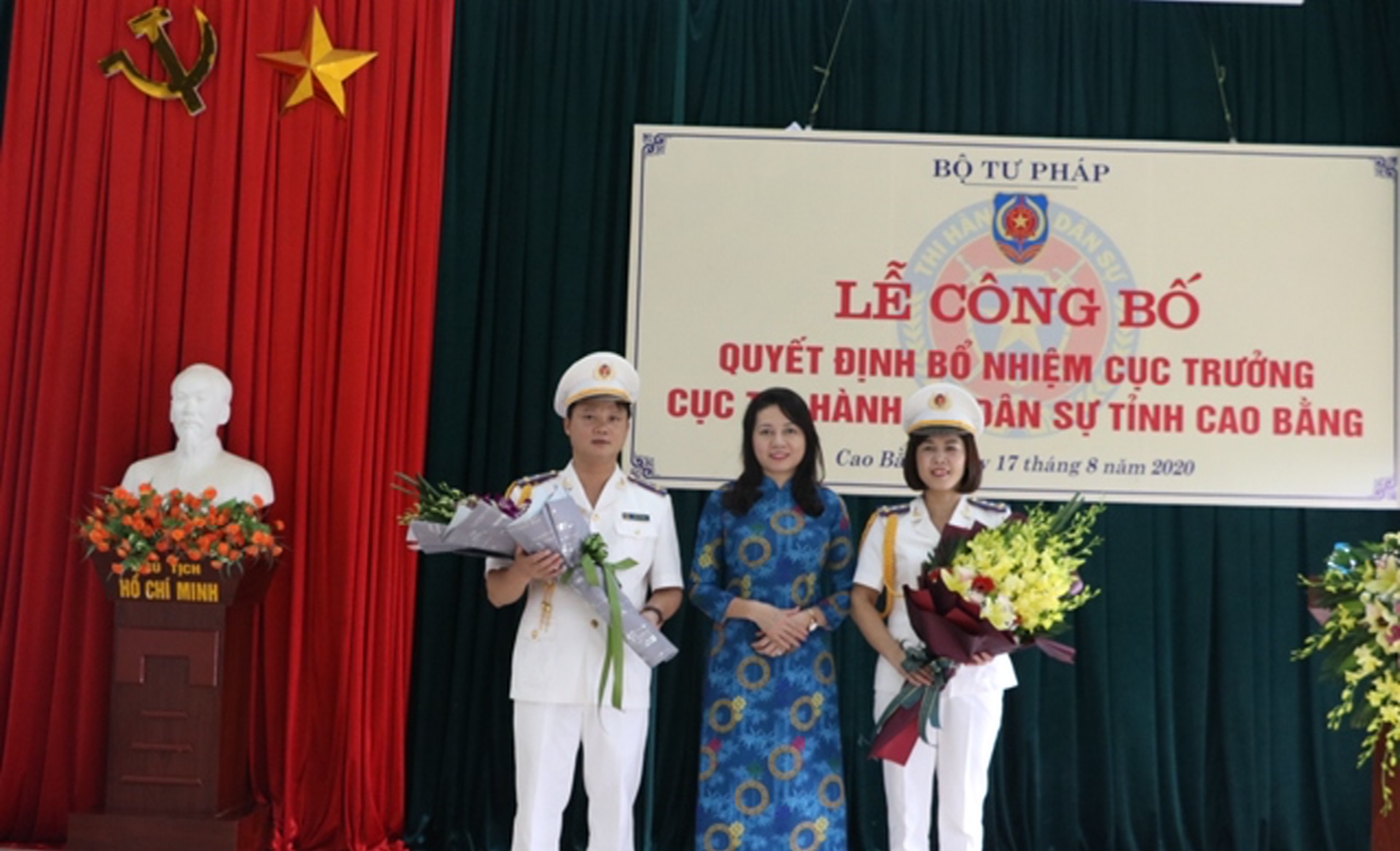 Lễ công bố và trao quyết định bổ nhiệm Cục trưởng Cục Thi hành án dân sự tỉnh Cao Bằng