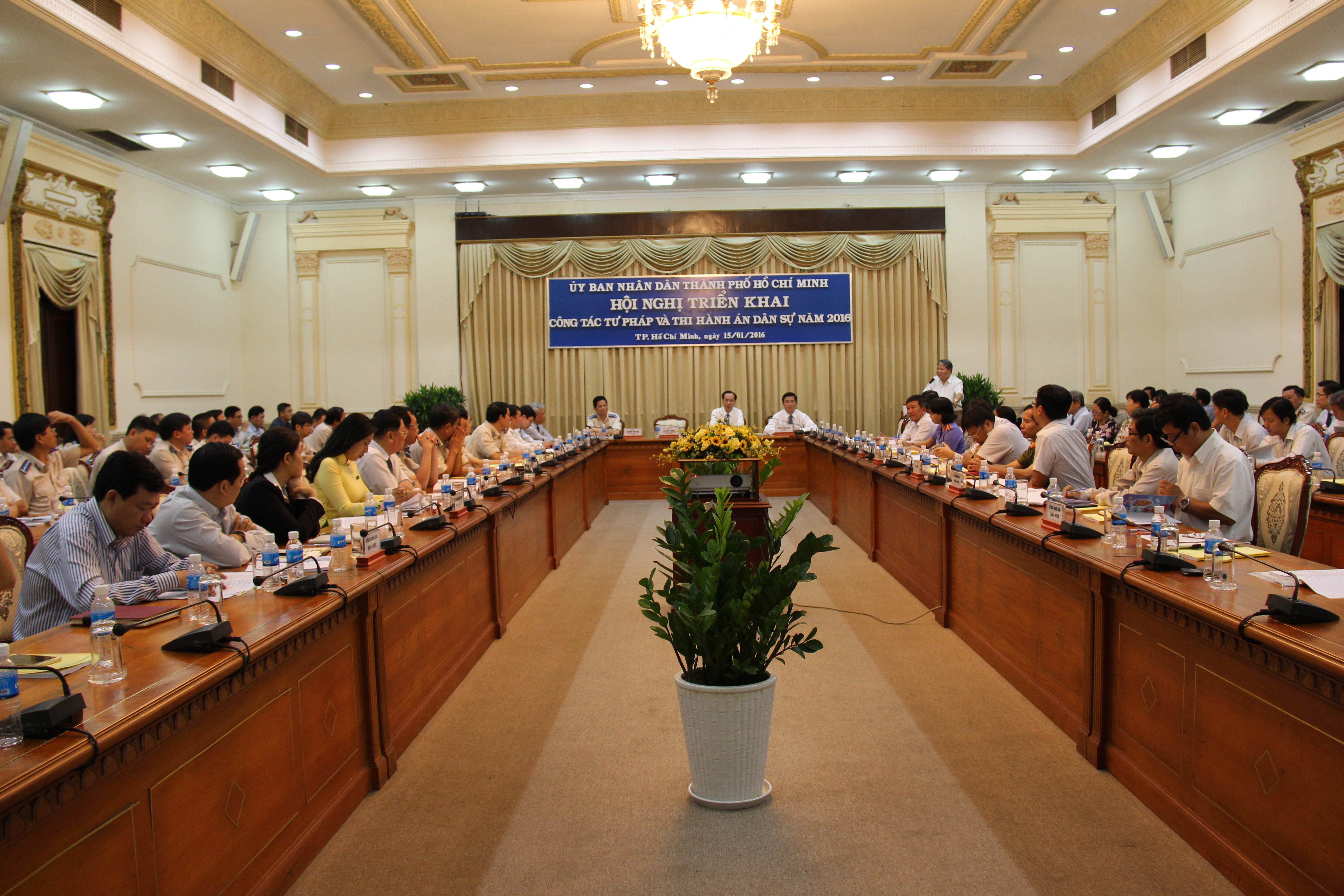 Hội nghị triển khai công tác tư pháp và thi hành án dân sự năm 2016 tại Thành phố Hồ Chí Minh