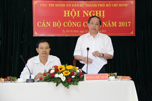 Cục Thi hành án dân sự TP. Hồ Chí Minh tổ chức Hội nghị cán bộ, công chức năm 2017