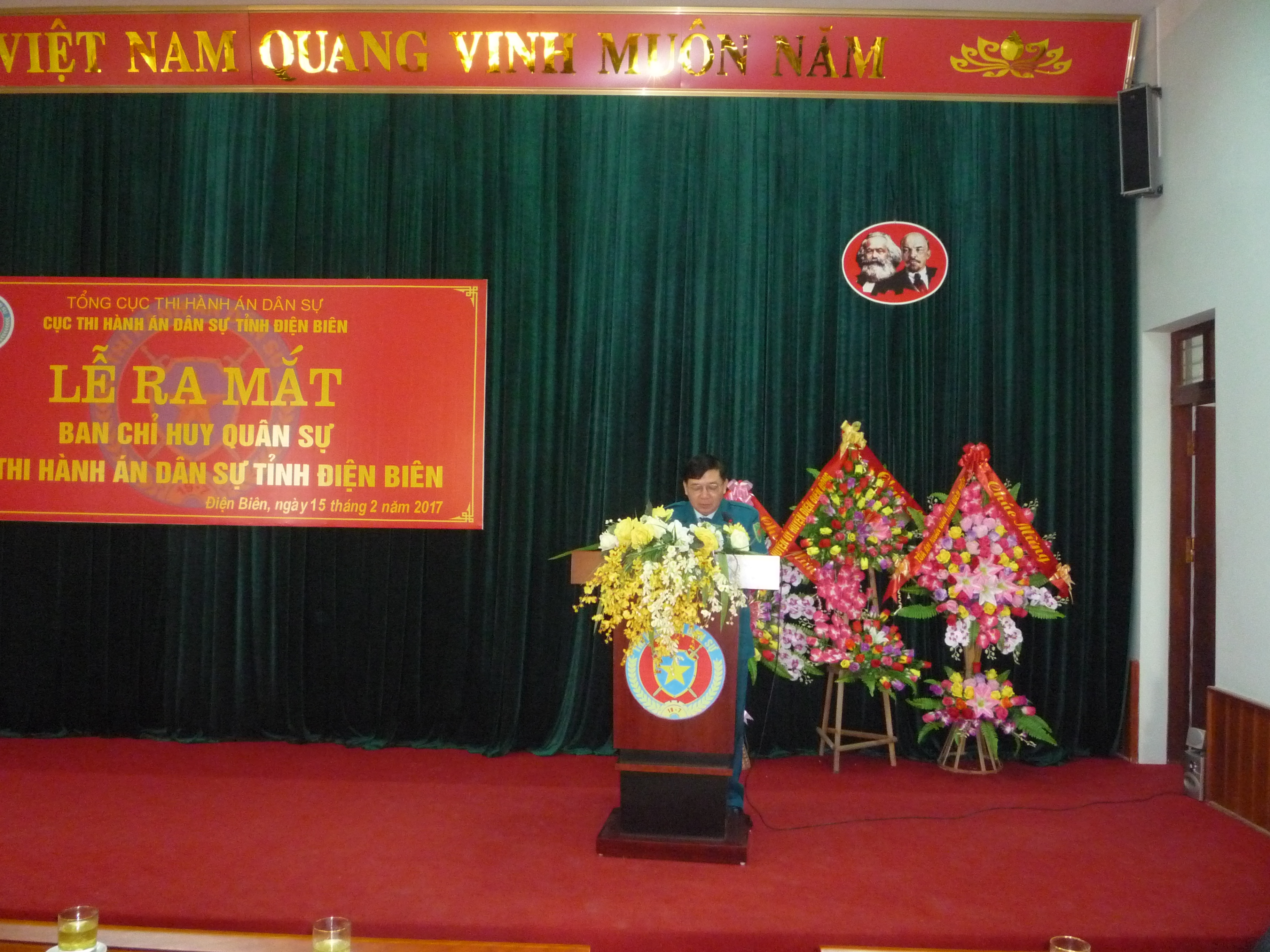 LỄ RA MẮT BAN CHỈ HUY QUÂN SỰ CỤC THI HÀNH ÁN