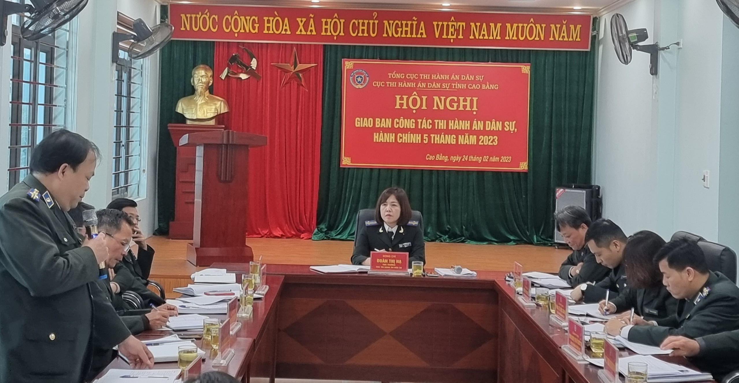Hội nghị giao ban công tác THADS, hành chính 05 tháng năm 2023