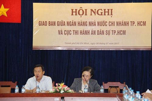 THI HÀNH ÁN DÂN SỰ TP.HCM  PHÁT HUY HIỆU QUẢ QUY CHẾ PHỐI HỢP VỚI  TỔ CHỨC TÍN DỤNG, NGÂN HÀNG TRONG CÔNG TÁC THADS