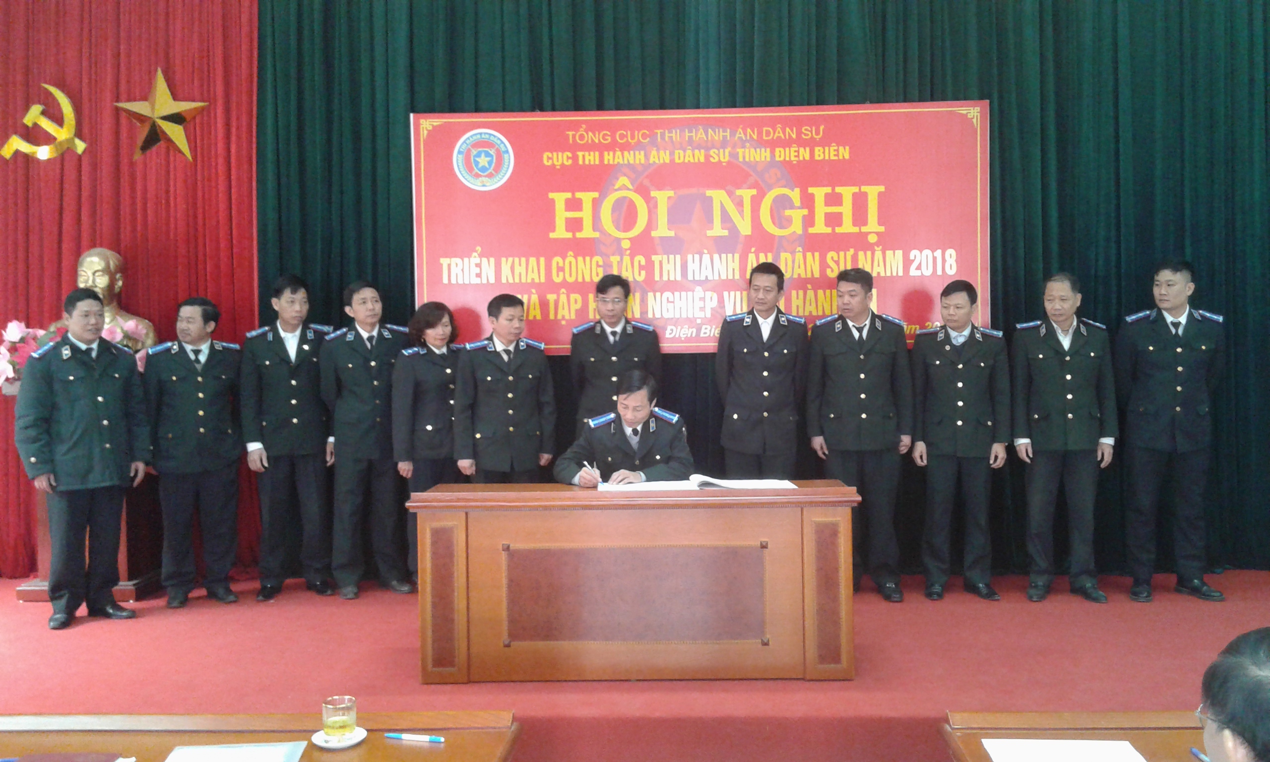 Hội nghị tổng kết công tác thi hành án dân sự năm 2017, triển khai nhiệm vụ năm 2018