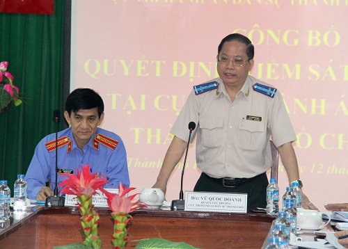 VIỆN KIỂM SÁT THÀNH PHỐ CÔNG BỐ QUYẾT ĐỊNH KIỂM SÁT TRỰC TIẾP  HOẠT ĐỘNG THADS