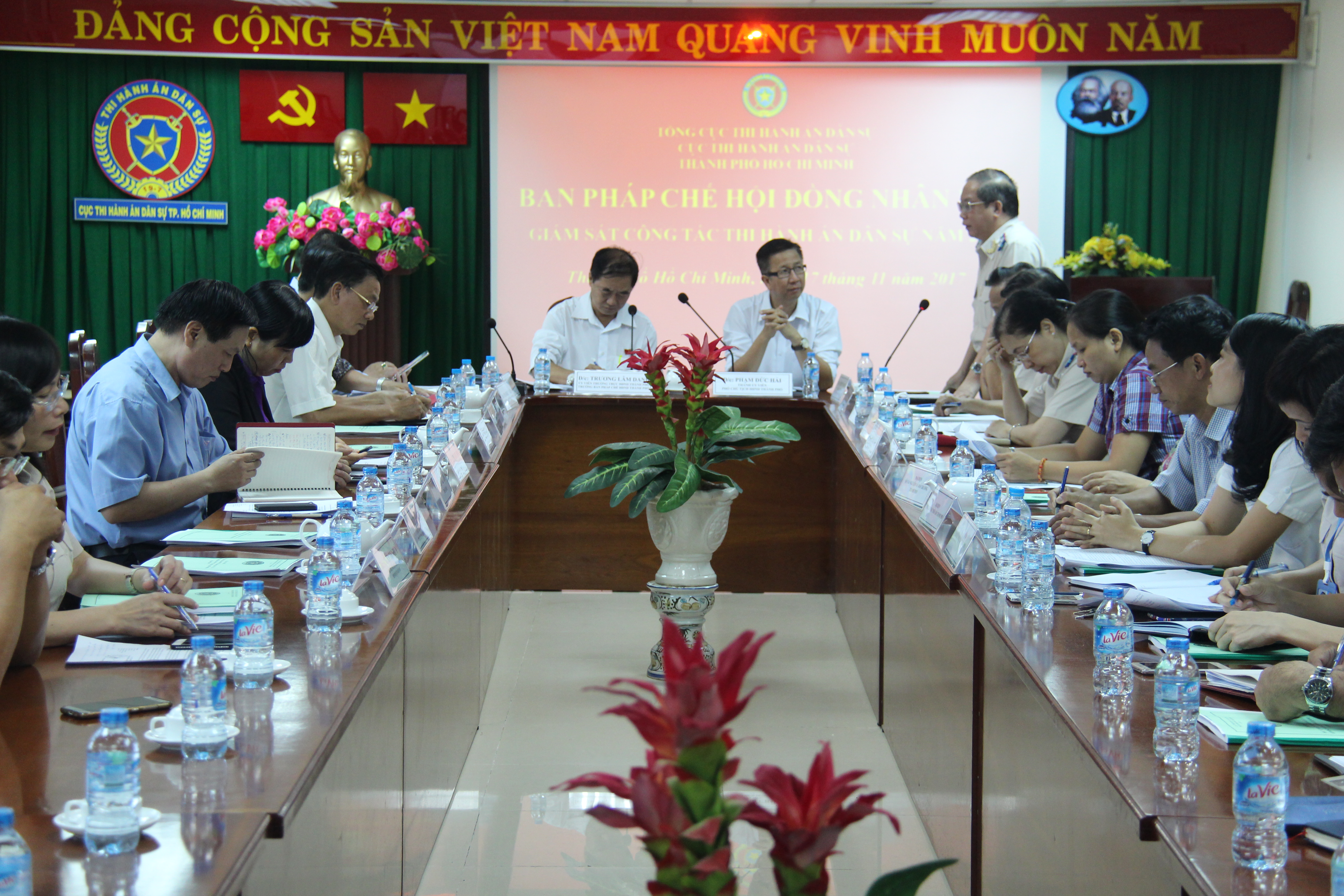 Giám sát tình hình thực thi pháp luật tại Cục Thi hành án dân sự TP.HCM