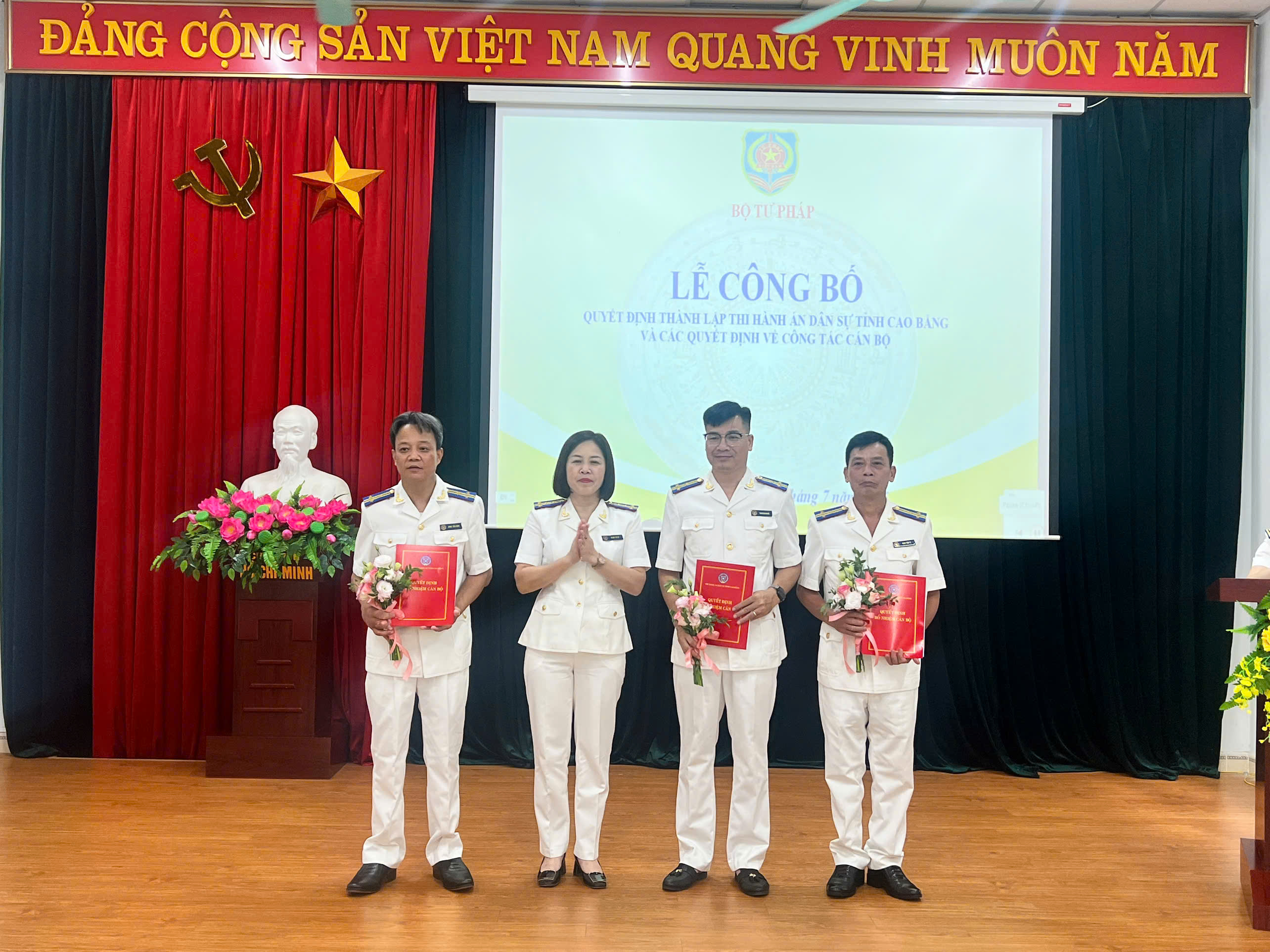 THADS tỉnh Cao Bằng tổ chức Lễ công bố các Quyết định thành lập và công bố công tác cán bộ