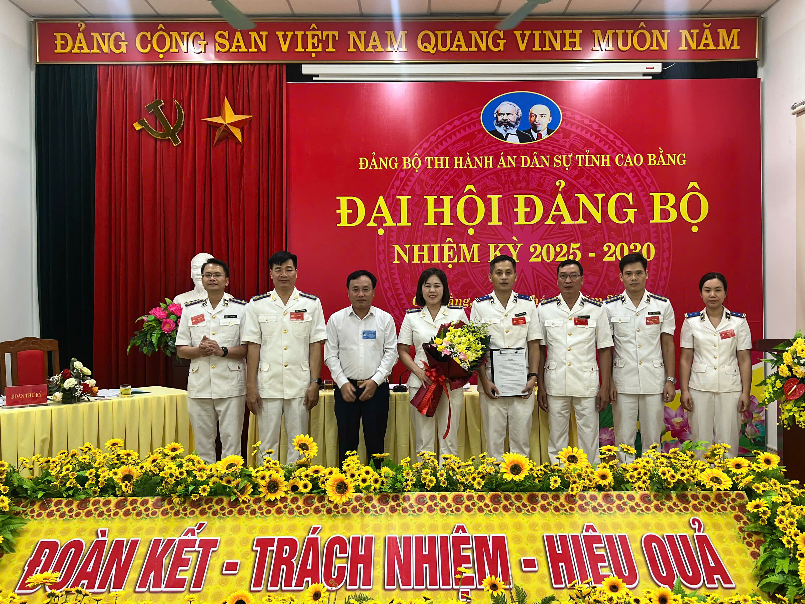 Đại hội Đảng bộ Thi hành án dân sự tỉnh Cao Bằng lần thứ I, nhiệm kỳ 2025-2030