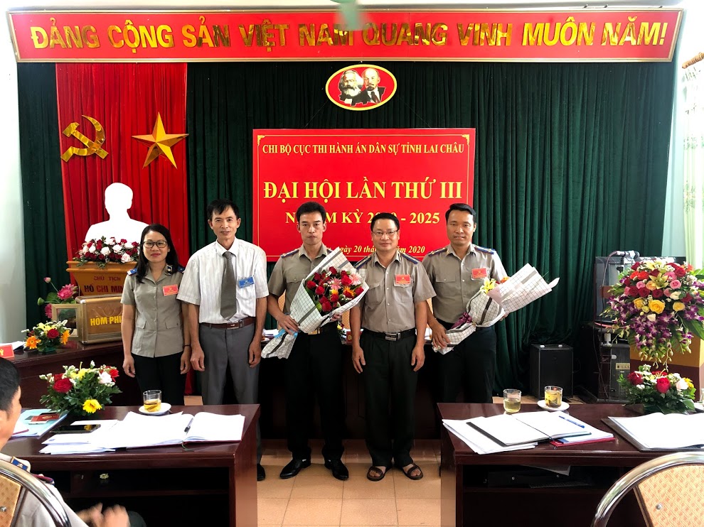 Đại hội Chi bộ Cục Thi hành án dân sự tỉnh Lai Châu lần thứ III, nhiệm kỳ 2020 -2025