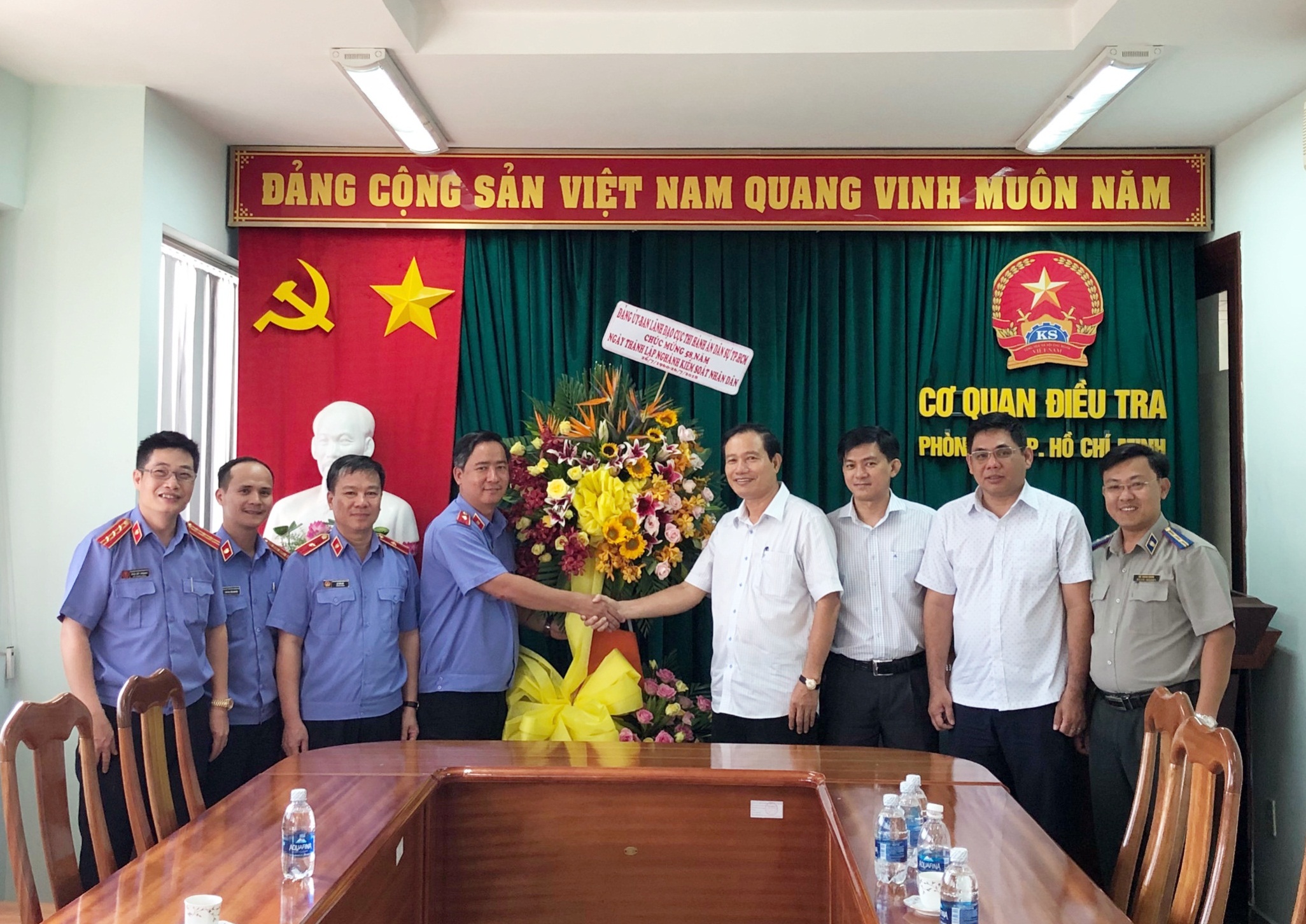 Lãnh đạo Cục THADS TPHCM chúc mừng 58 năm thành lập Ngành Kiểm sát nhân dân