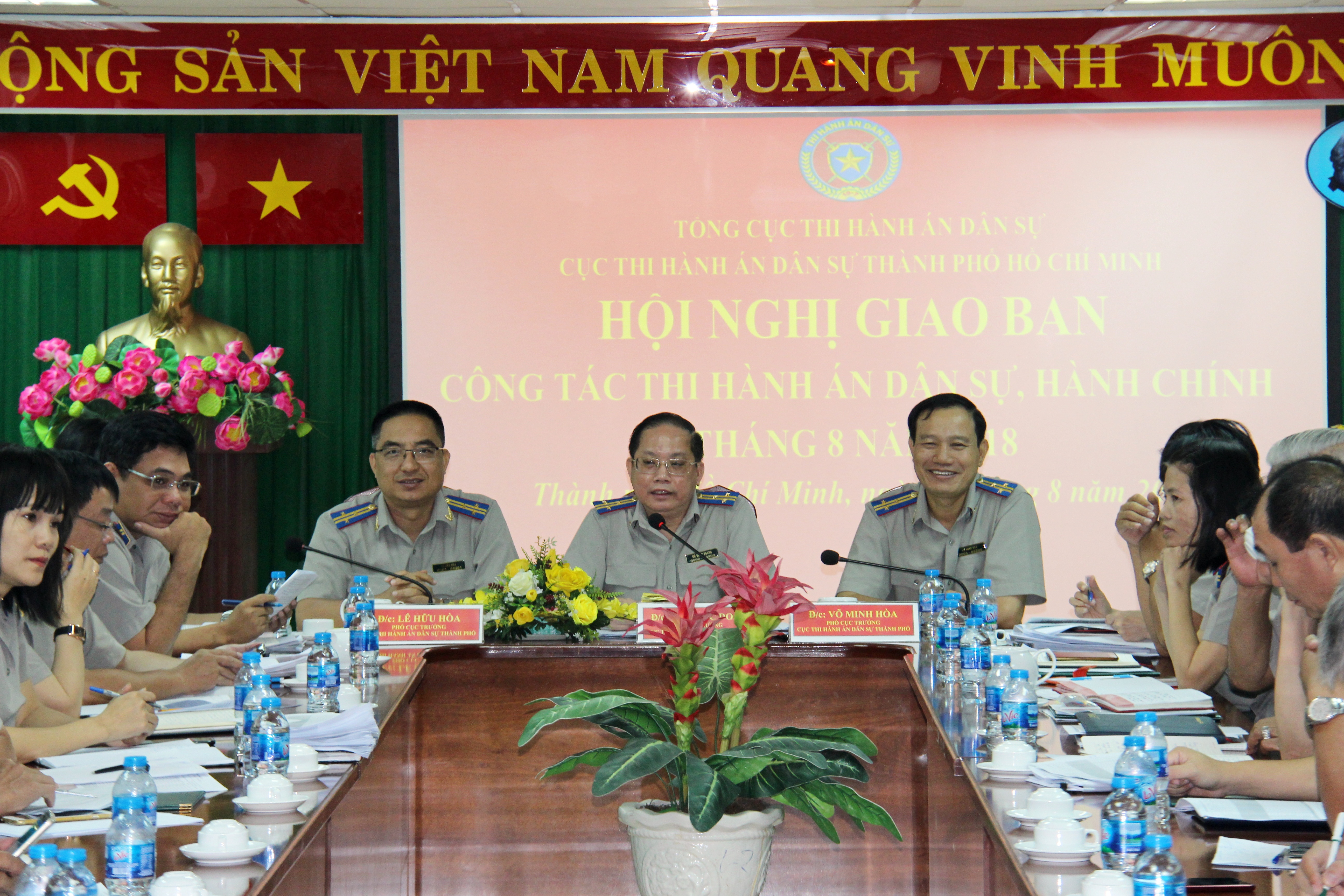 THI HÀNH ÁN DÂN SỰ TP.HCM  THI ĐUA NƯỚC RÚT TRONG CÔNG TÁC THADS