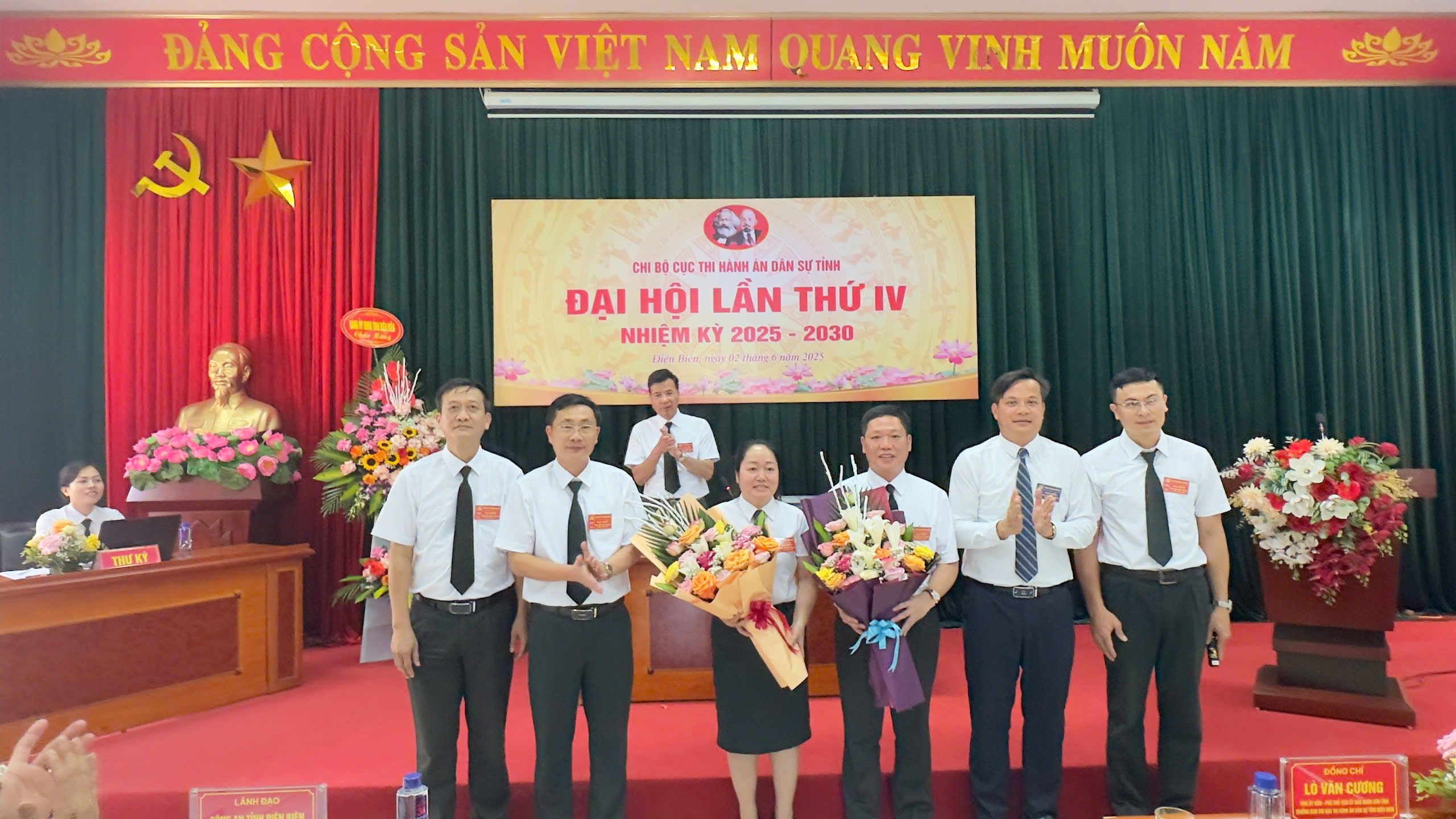 CHI BỘ CỤC THI HÀNH ÁN DÂN SỰ TỈNH ĐIỆN BIÊN TỔ CHỨC ĐẠI HỘI LẦN THỨ IV, NHIỆM KỲ 2025-2030