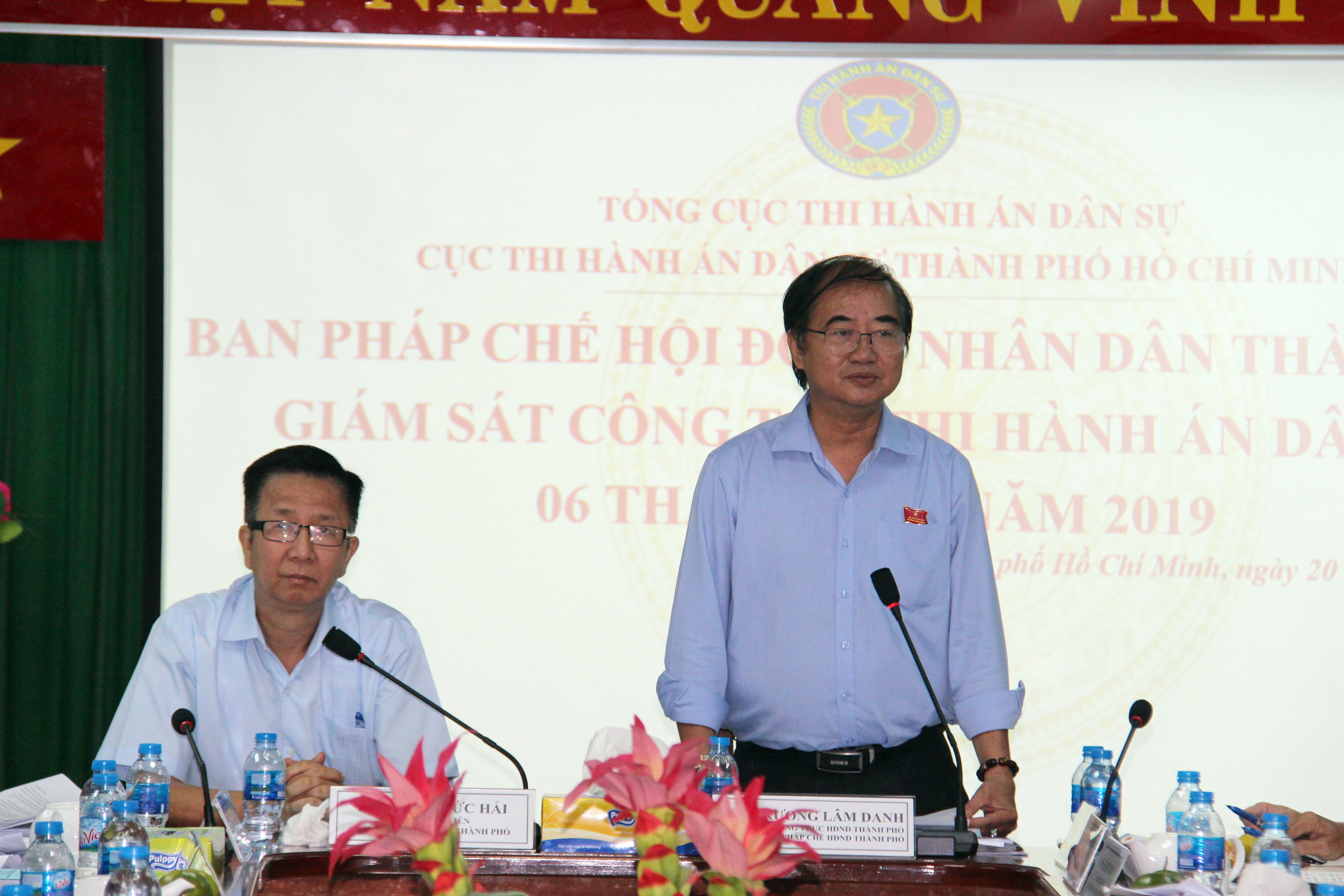 Ban pháp chế HĐND thành phố giám sát công tác thi hành án dân sự 06 tháng đầu năm 2019