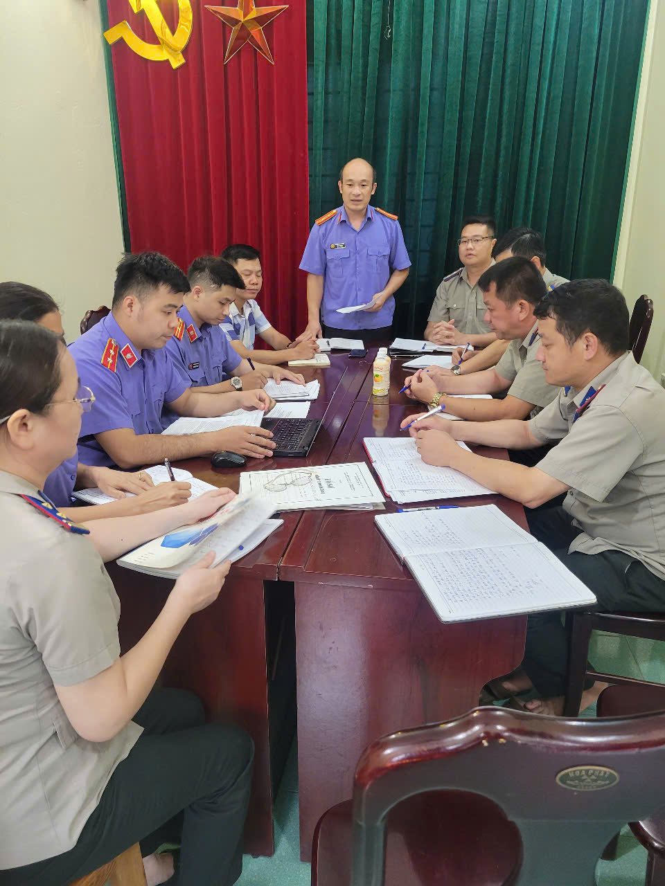 Viện kiểm sát nhân dân huyện Bảo Lạc kiểm sát trực tiếp hoạt động thi hành án dân sự tại Chi cục THADS huyện