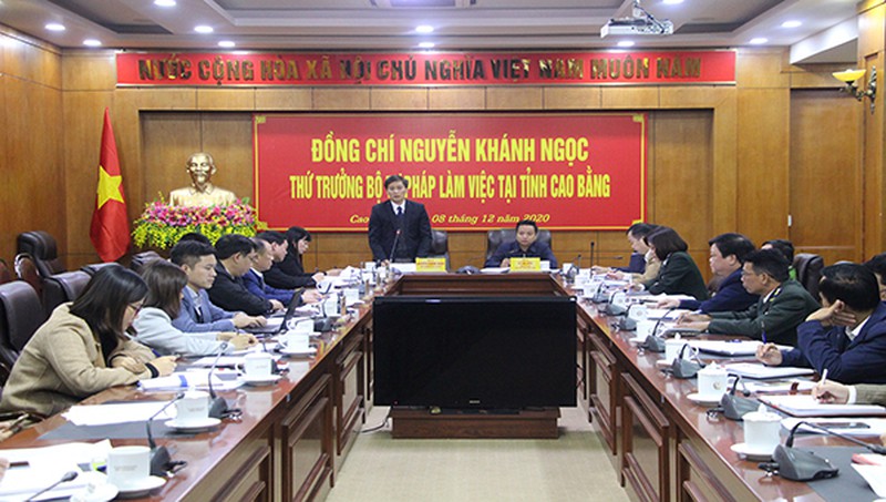 Cao Bằng quan tâm, kiện toàn cán bộ cơ quan tư pháp phù hợp với yêu cầu công việc