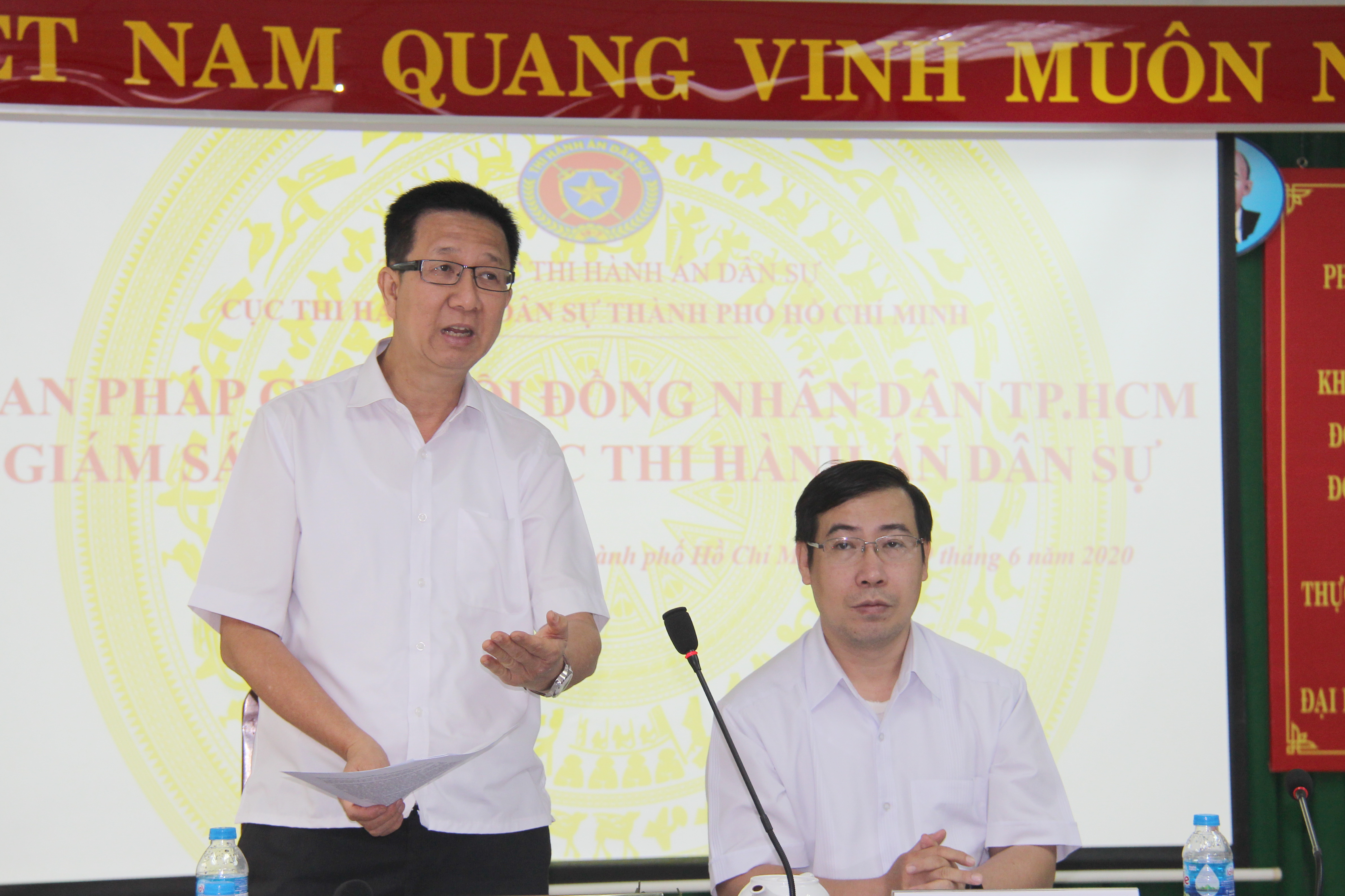 TP.HCM: Ban pháp chế Hội đồng nhân dân thành phố giám sát công tác Thi hành án dân sự 06 tháng đầu năm 2020