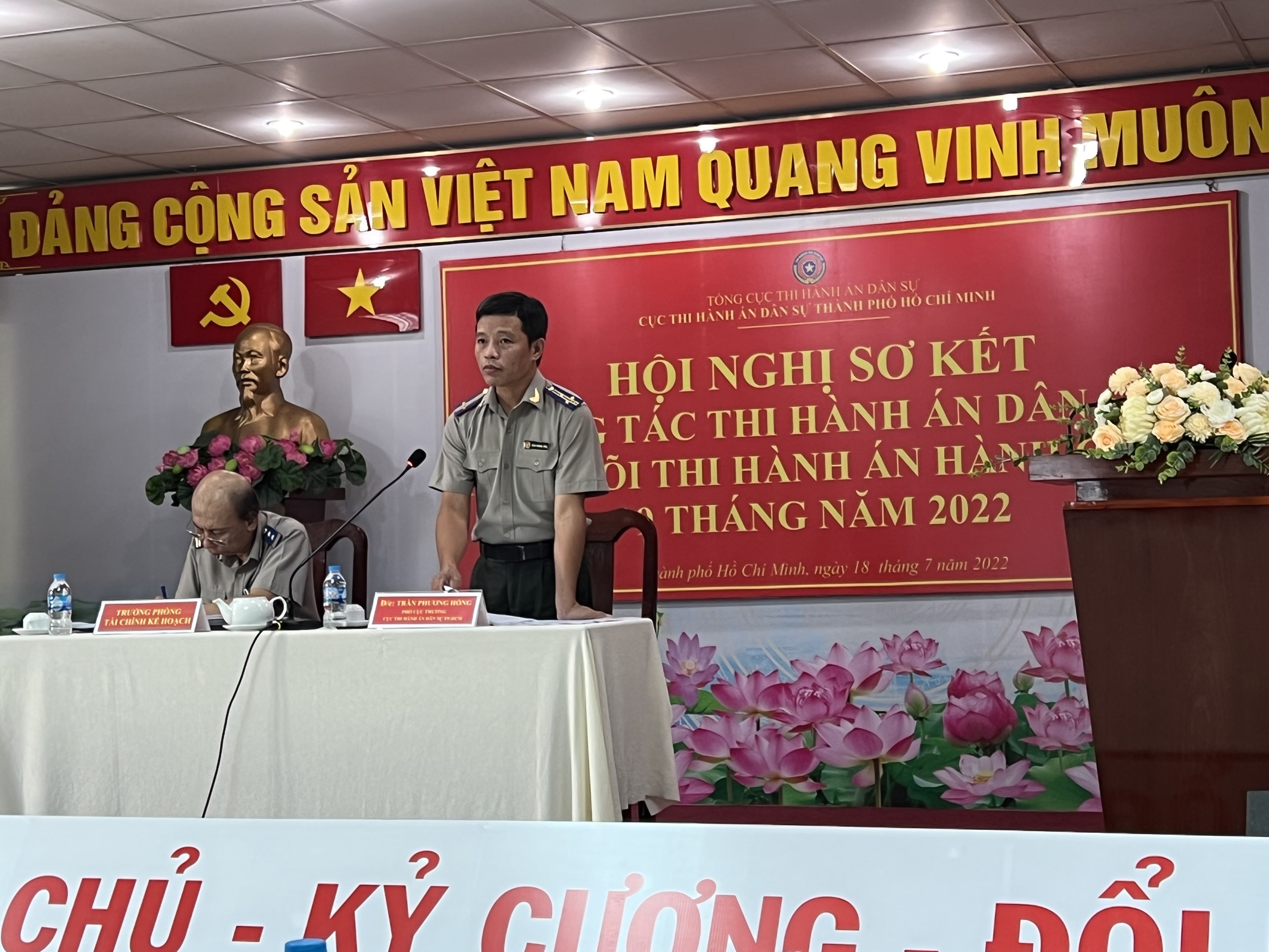 Cục THADS Thành phố Hồ Chí Minh giao ban công tác tài chính kế toán 10 tháng đầu năm 2022