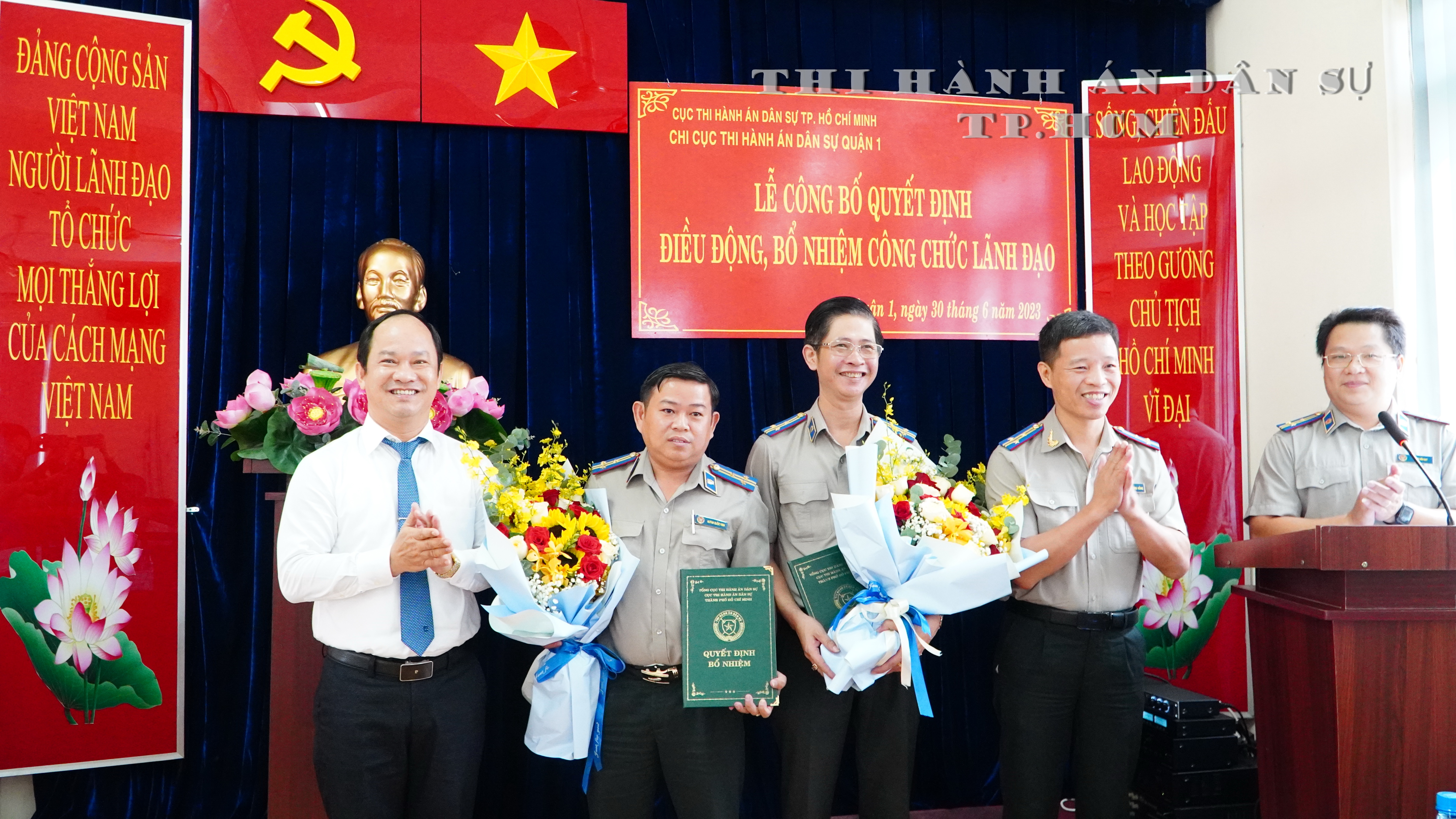 Điều động, bổ nhiệm Phó Chi cục trưởng Chi cục Thi hành án dân sự Quận 1