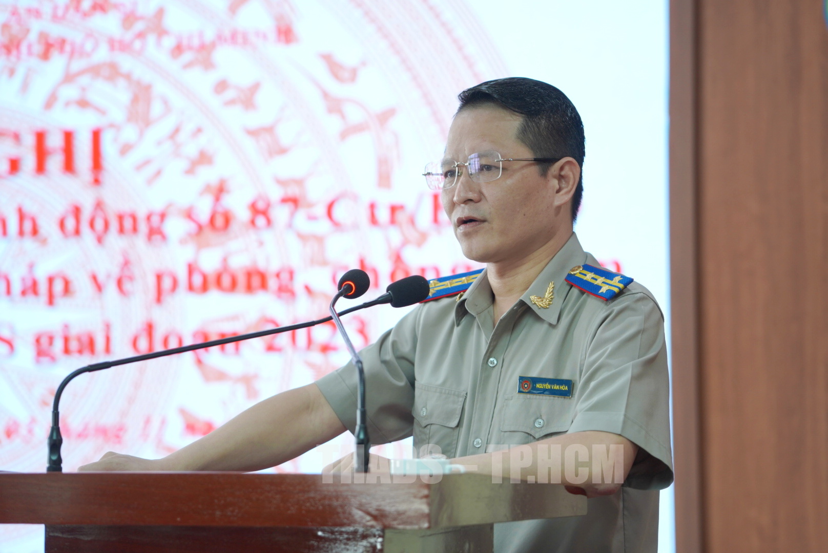 HƯỞNG ỨNG NGÀY PHÁP LUẬT 2023: Triển khai Chương trình hành động  số 87-Ctr/BCSĐ  của Ban cán sự đảng Bộ Tư pháp về phòng, chống tham nhũng, tiêu cực  trong THADS giai đoạn 2023 - 2026