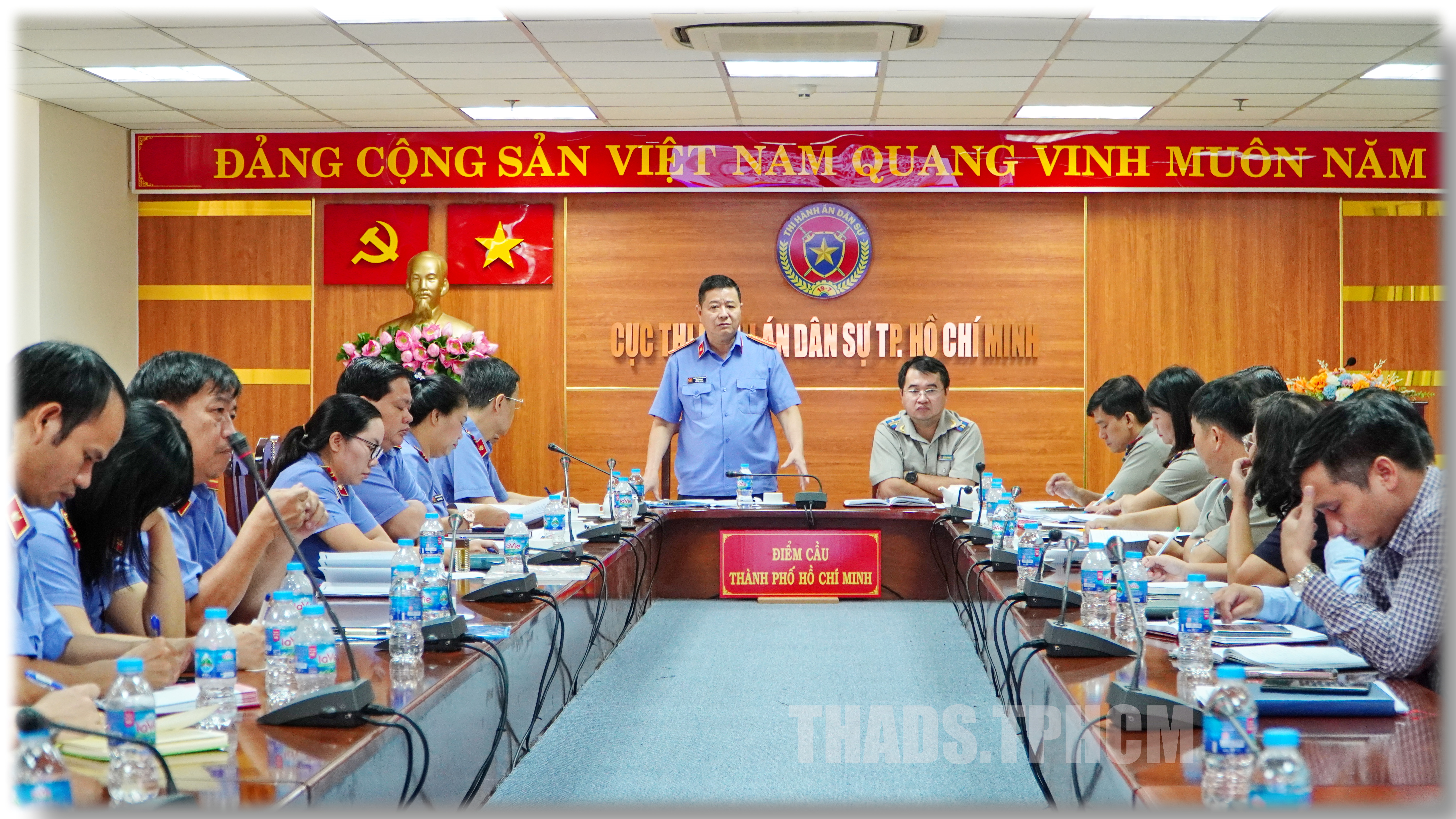 Công bố Kết luận phúc tra và Kết luận trực tiếp kiểm sát hoạt động thi hành án dân sự